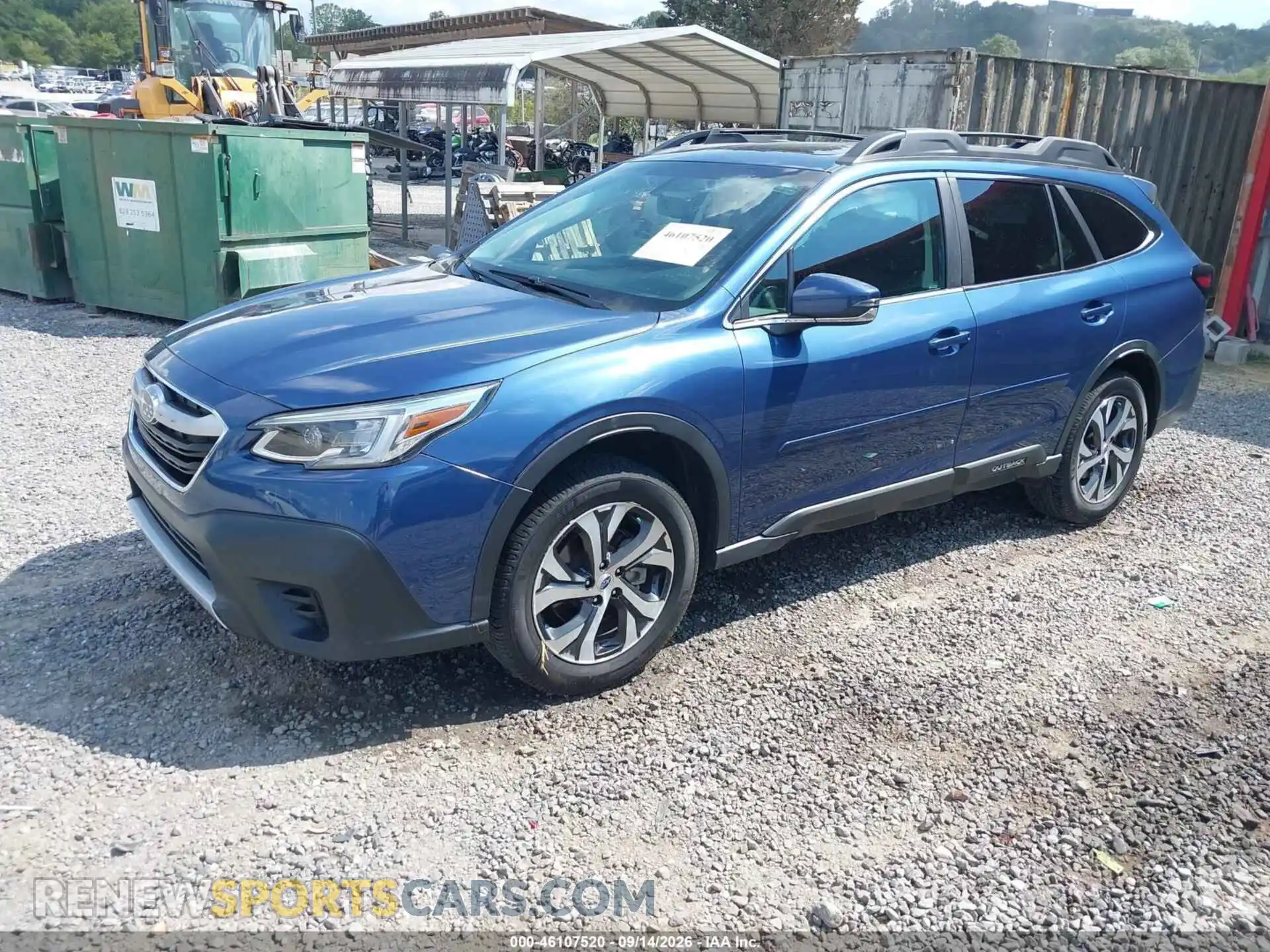 2 Photograph of a damaged car 4S4BTANC1M3112136 SUBARU OUTBACK 2021