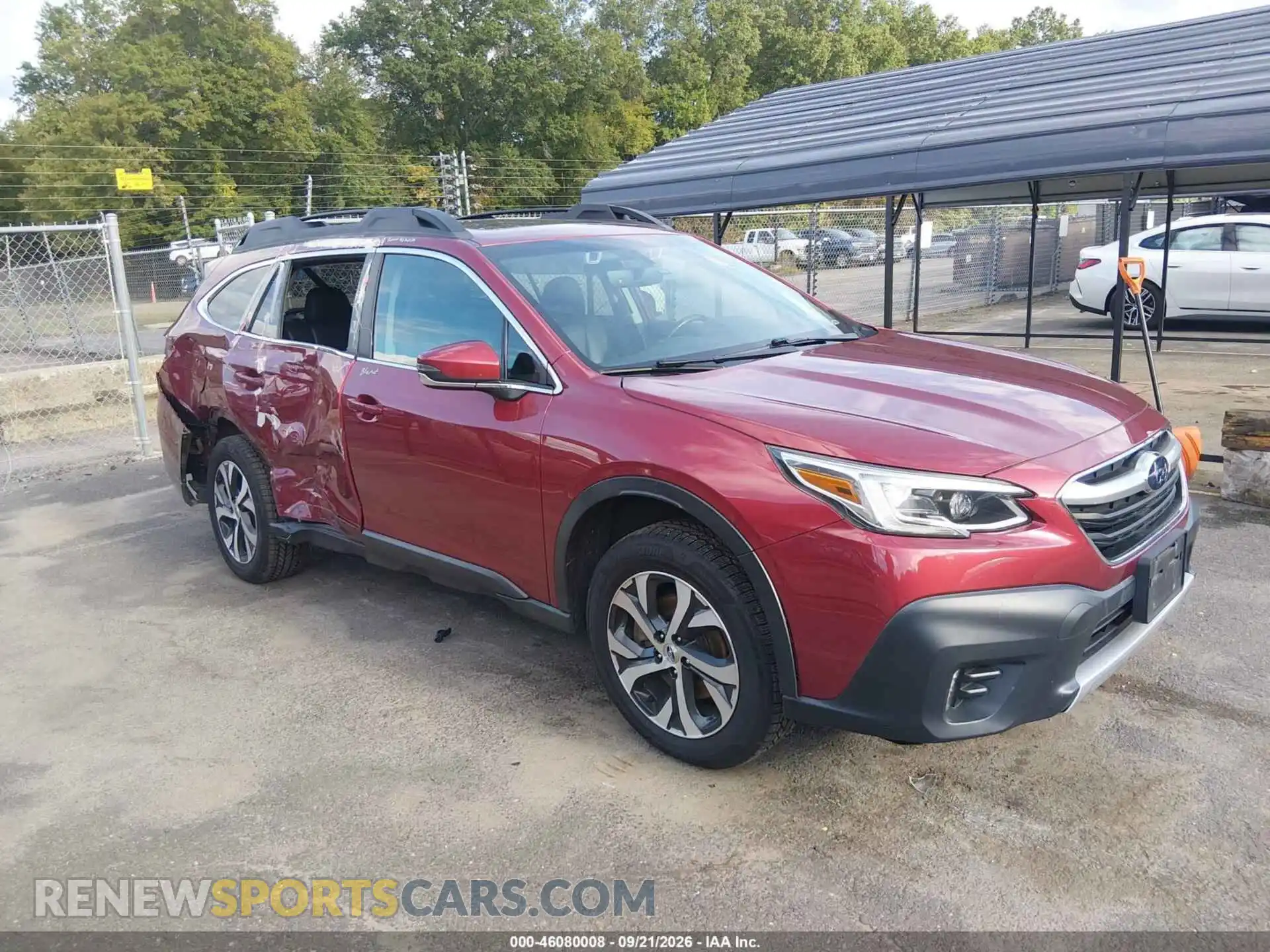 1 Photograph of a damaged car 4S4BTANC1M3210597 SUBARU OUTBACK 2021