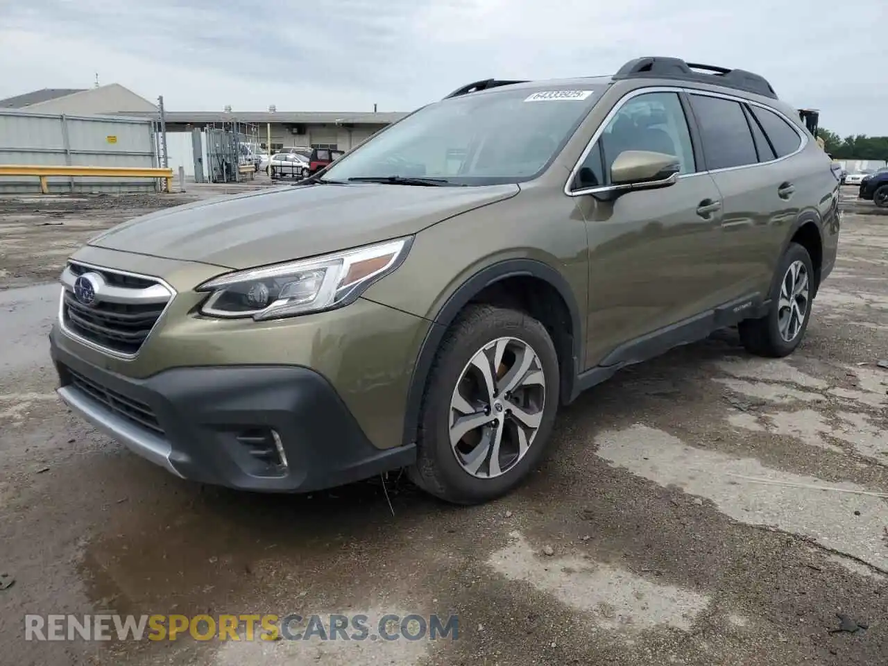 1 Photograph of a damaged car 4S4BTANC2M3130208 SUBARU OUTBACK 2021