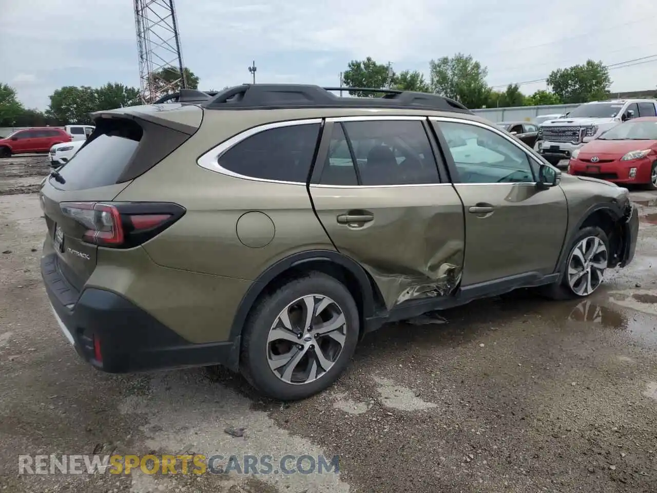 3 Photograph of a damaged car 4S4BTANC2M3130208 SUBARU OUTBACK 2021