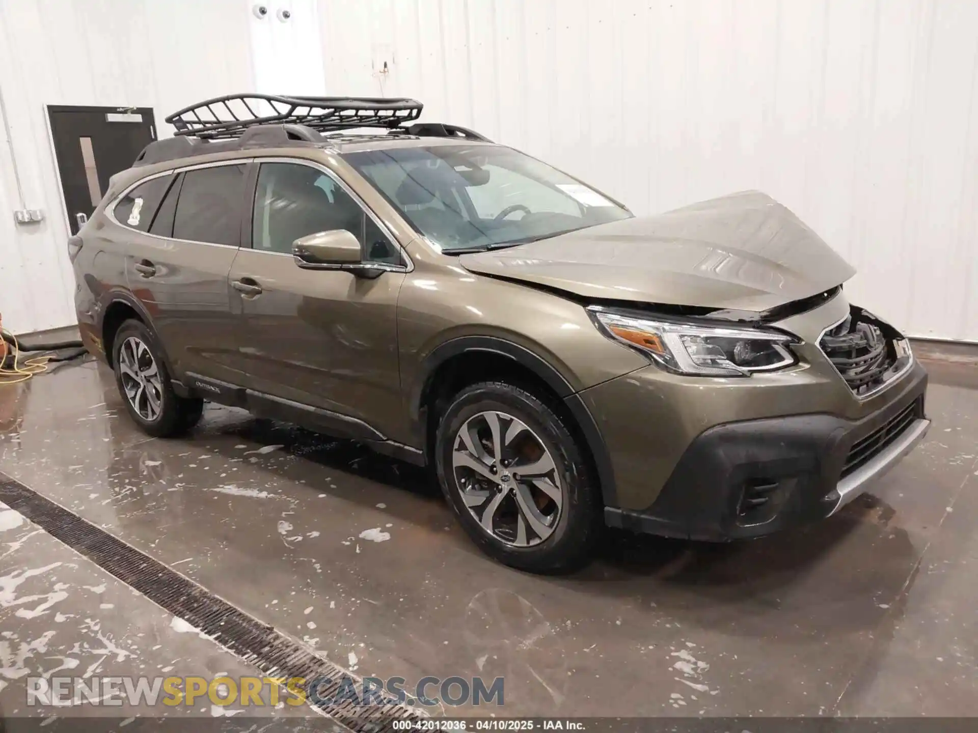 1 Photograph of a damaged car 4S4BTANC2M3147686 SUBARU OUTBACK 2021