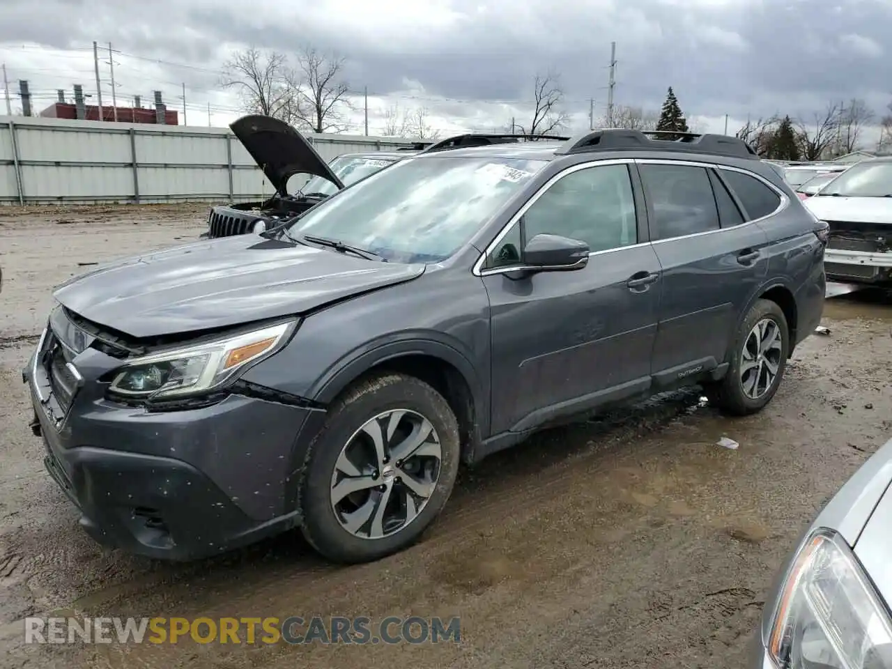 1 Photograph of a damaged car 4S4BTANC2M3219731 SUBARU OUTBACK 2021