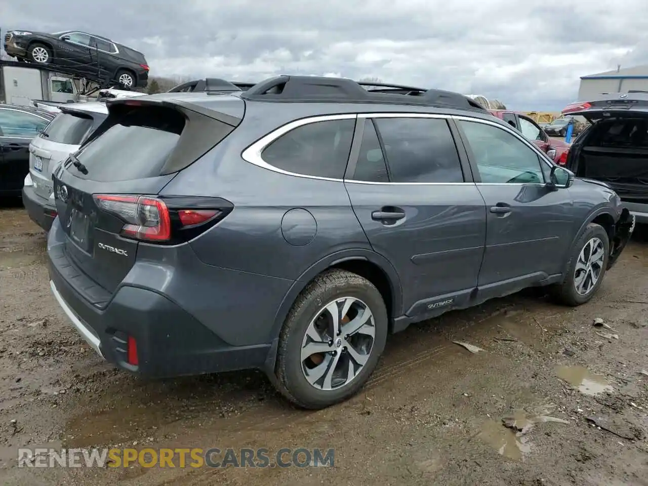 3 Photograph of a damaged car 4S4BTANC2M3219731 SUBARU OUTBACK 2021