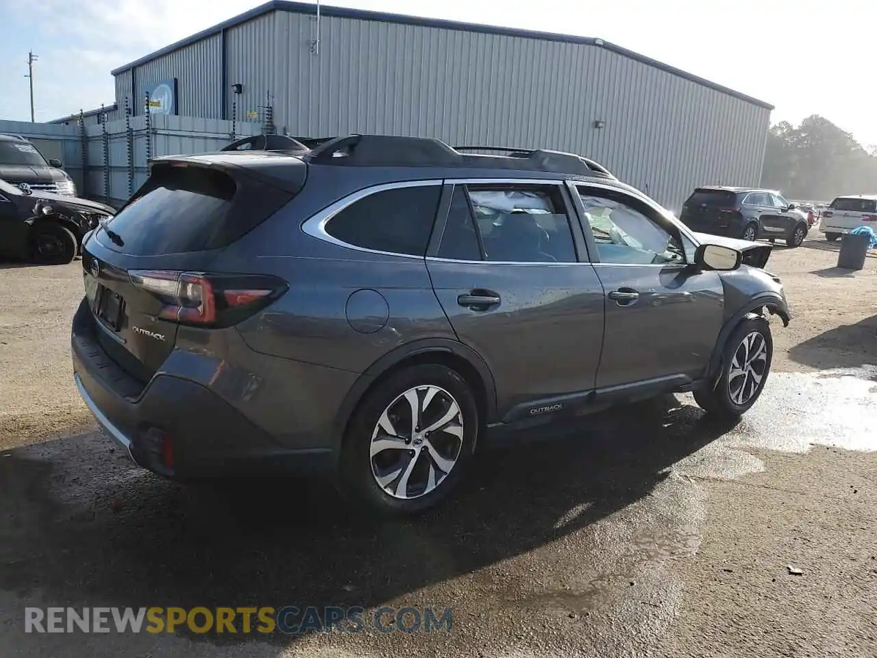 3 fotografías del automóvil dañado 4S4BTANC3M3140505 SUBARU OUTBACK 2021
