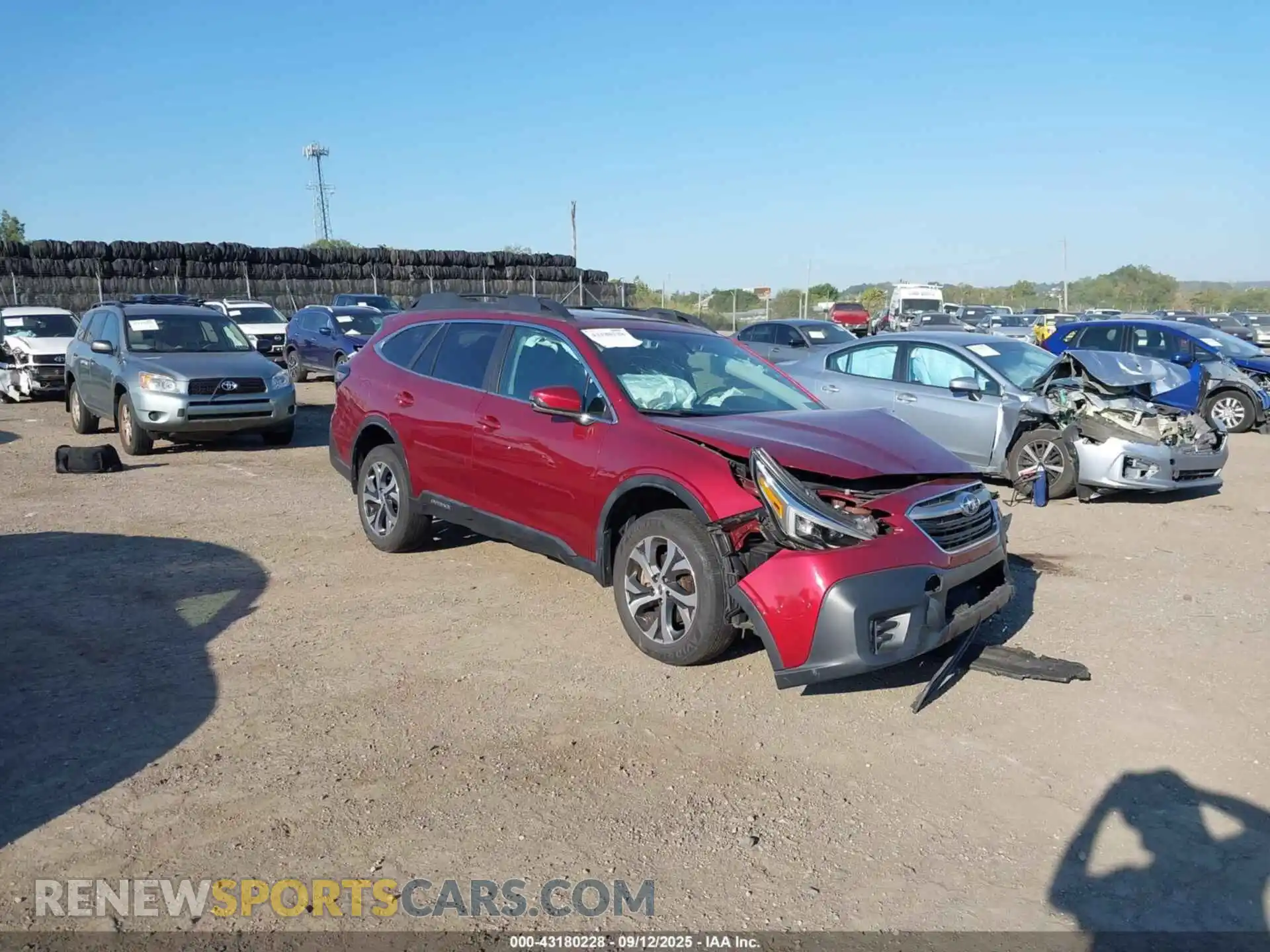 1 Photograph of a damaged car 4S4BTANC3M3158339 SUBARU OUTBACK 2021