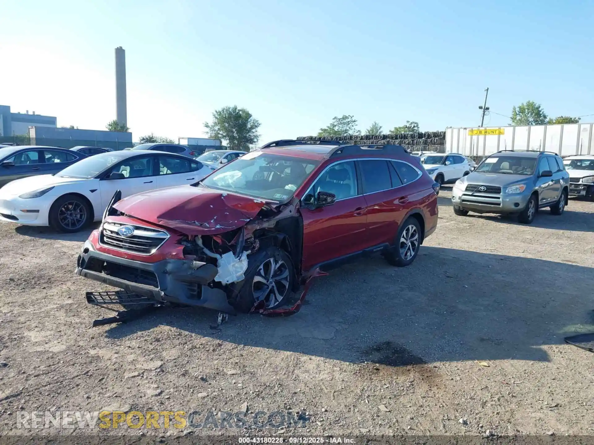2 Photograph of a damaged car 4S4BTANC3M3158339 SUBARU OUTBACK 2021