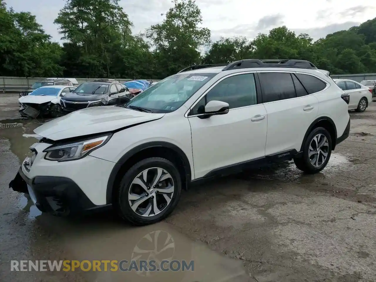 1 fotografías del automóvil dañado 4S4BTANC3M3195312 SUBARU OUTBACK 2021