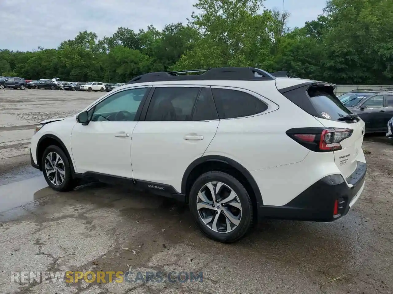 2 fotografías del automóvil dañado 4S4BTANC3M3195312 SUBARU OUTBACK 2021