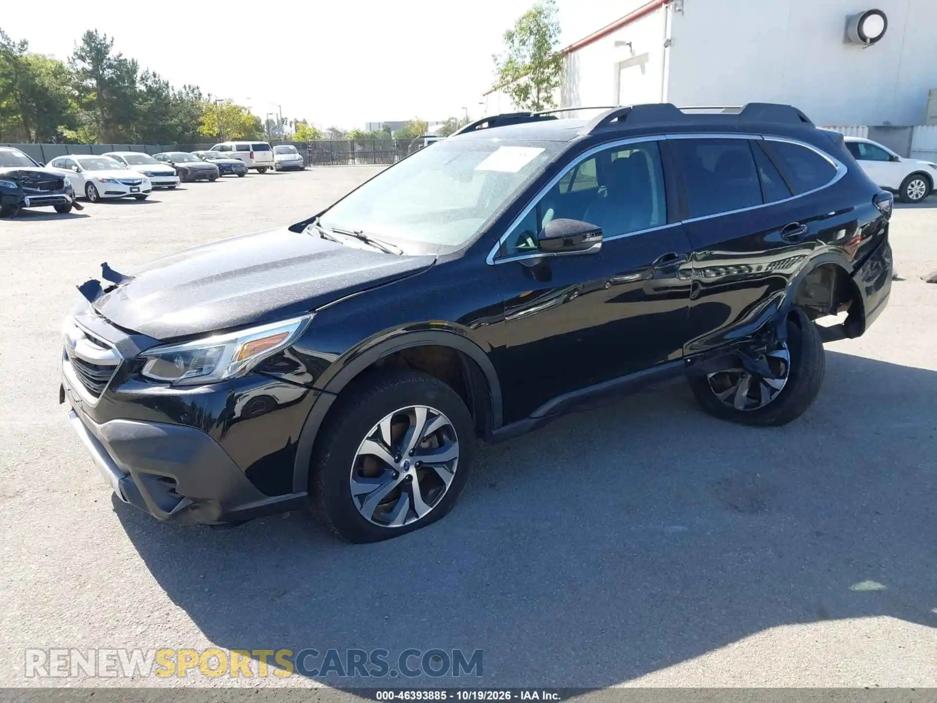 2 Photograph of a damaged car 4S4BTANC4M3148340 SUBARU OUTBACK 2021