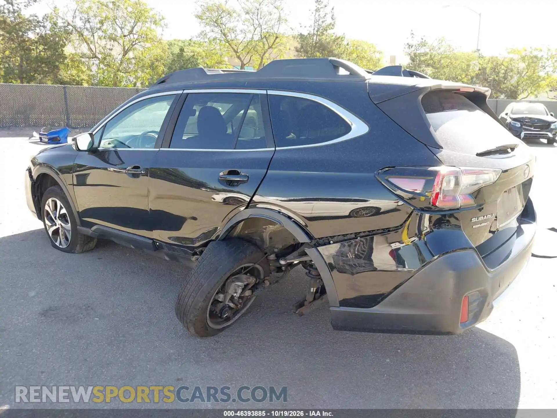 3 Photograph of a damaged car 4S4BTANC4M3148340 SUBARU OUTBACK 2021