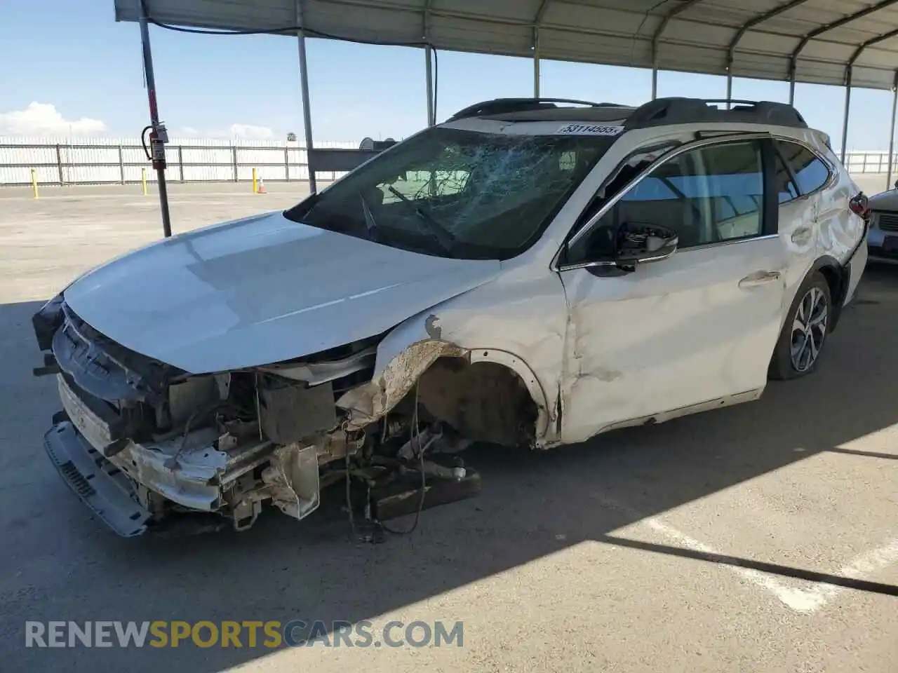 1 Photograph of a damaged car 4S4BTANC4M3150010 SUBARU OUTBACK 2021