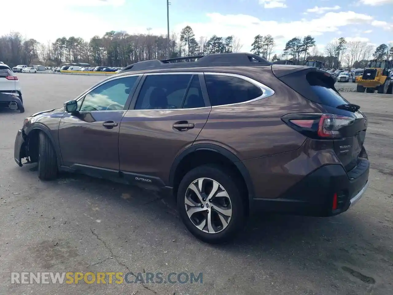 2 Photograph of a damaged car 4S4BTANC4M3150850 SUBARU OUTBACK 2021