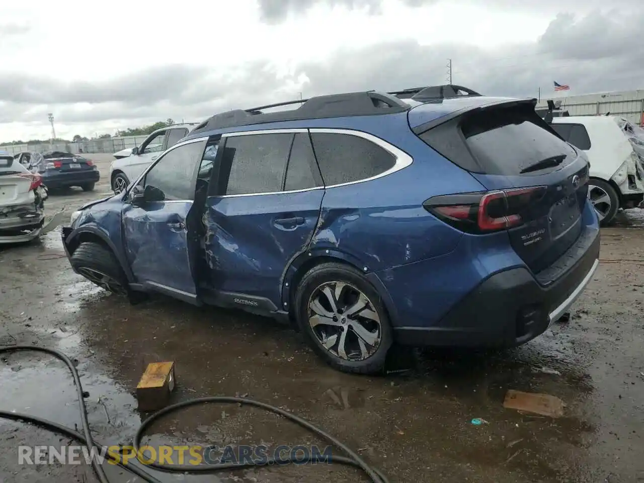 2 Photograph of a damaged car 4S4BTANC4M3152775 SUBARU OUTBACK 2021