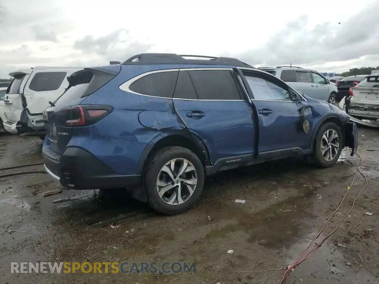 3 Photograph of a damaged car 4S4BTANC4M3152775 SUBARU OUTBACK 2021