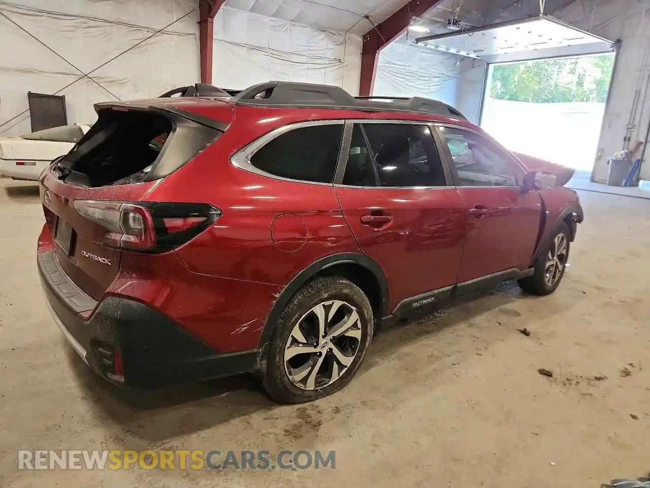 3 Photograph of a damaged car 4S4BTANC4M3195609 SUBARU OUTBACK 2021