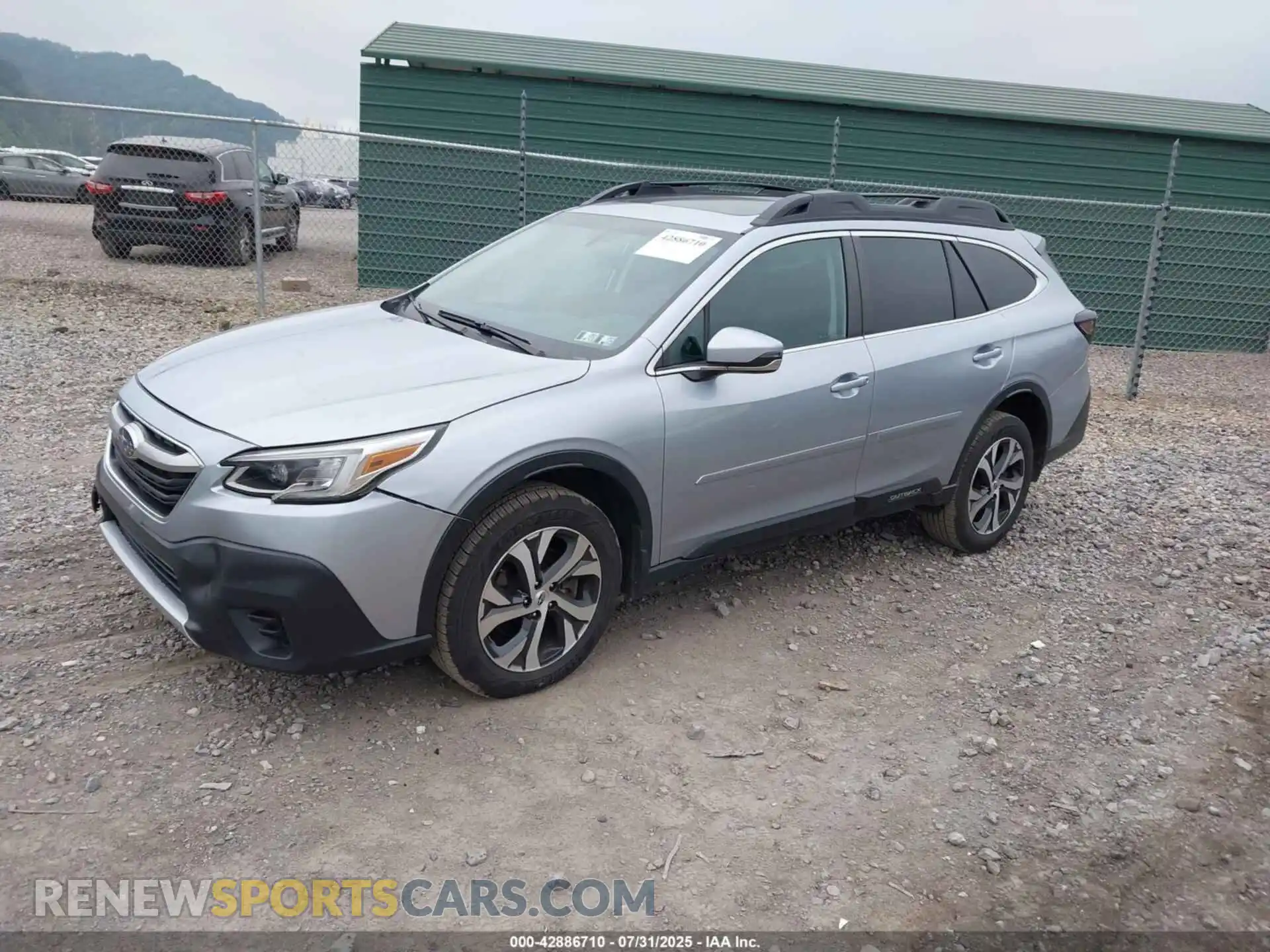 2 Photograph of a damaged car 4S4BTANC5M3139047 SUBARU OUTBACK 2021