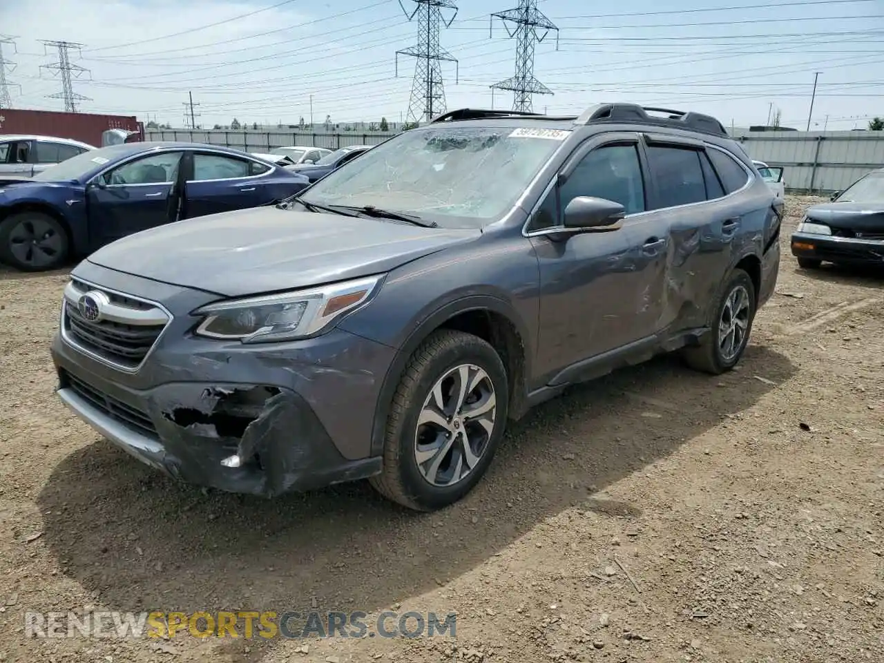 1 Photograph of a damaged car 4S4BTANC5M3140649 SUBARU OUTBACK 2021
