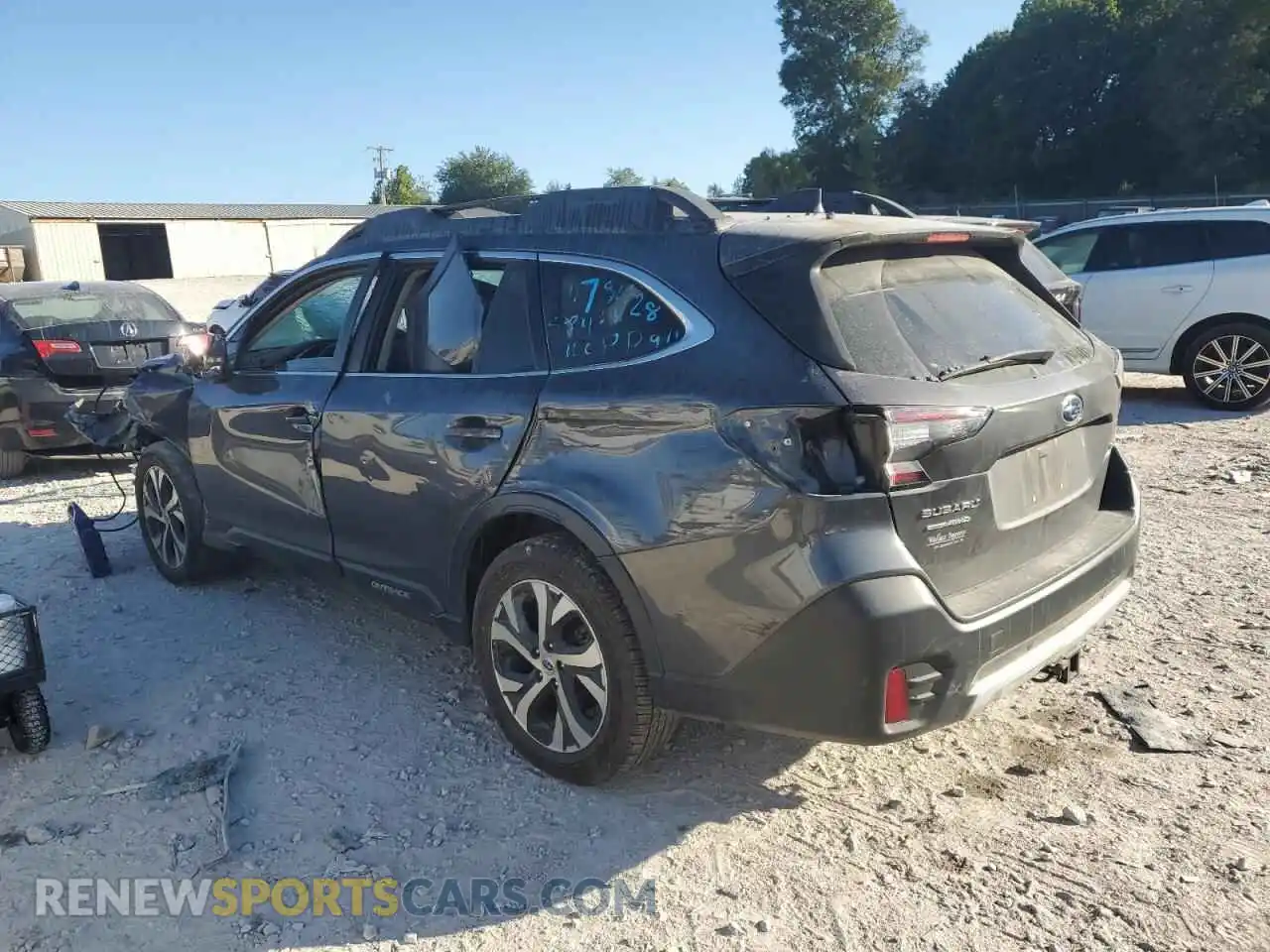 2 Photograph of a damaged car 4S4BTANC5M3158908 SUBARU OUTBACK 2021
