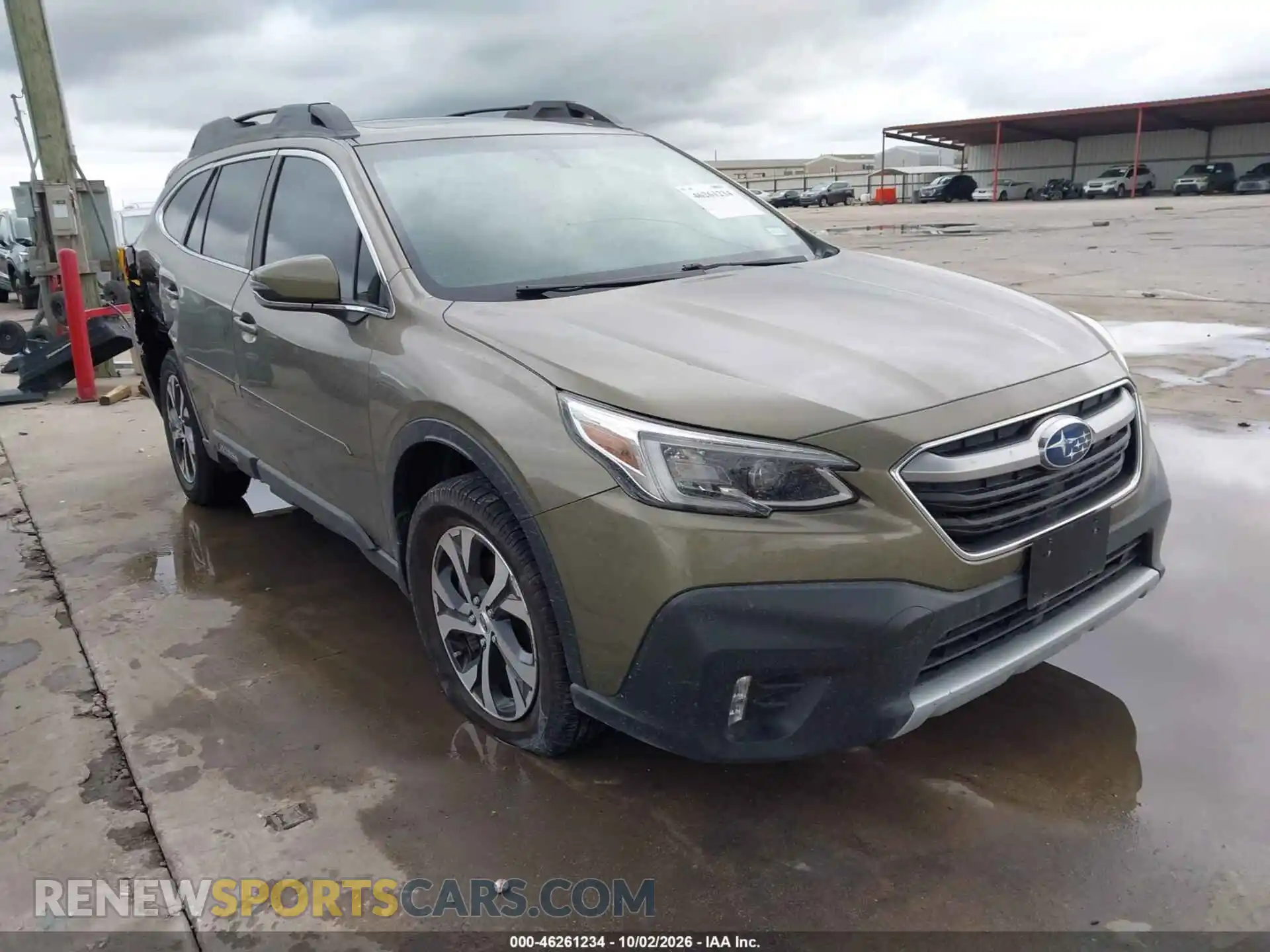 1 Photograph of a damaged car 4S4BTANC5M3181900 SUBARU OUTBACK 2021