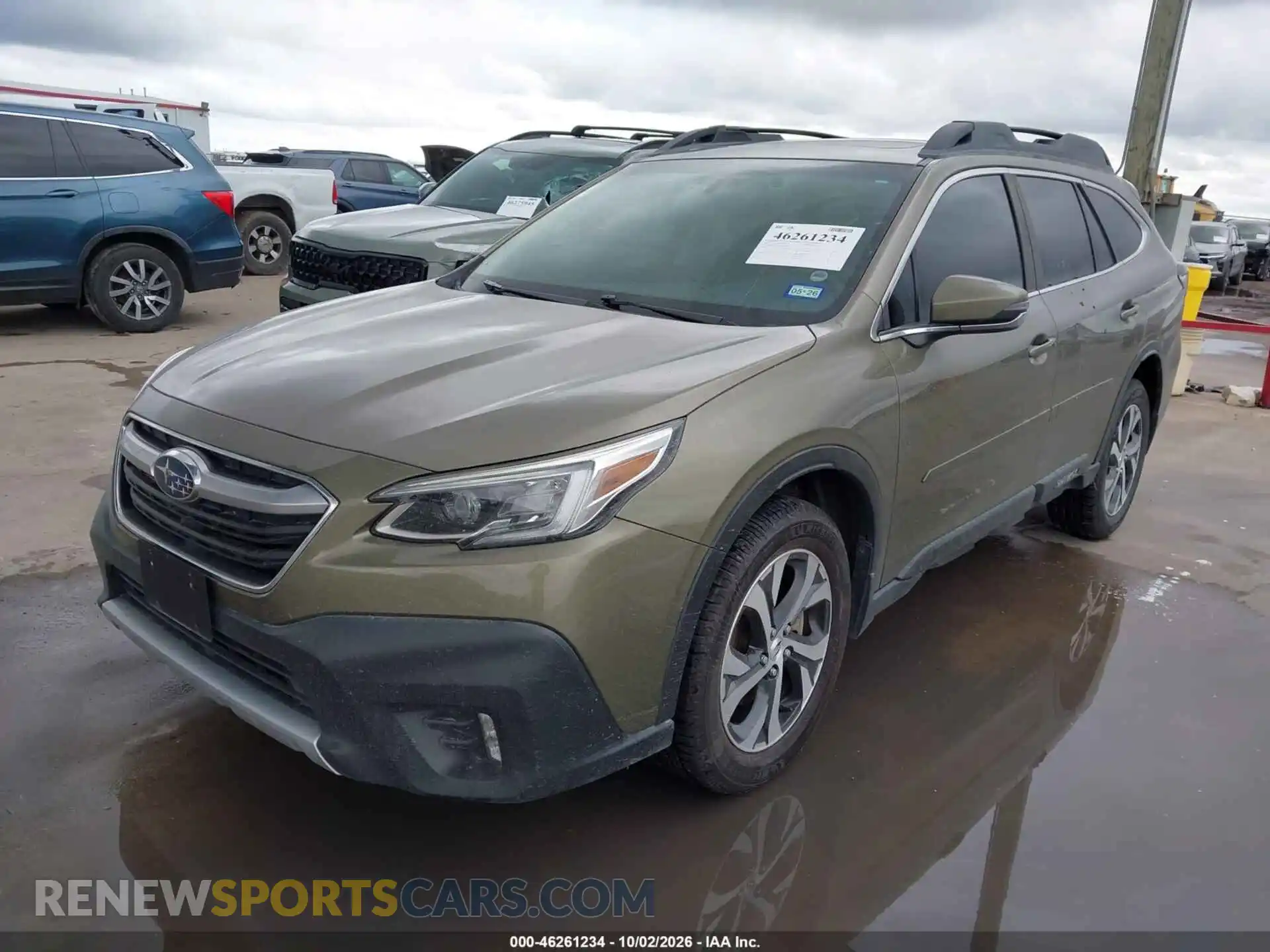 2 Photograph of a damaged car 4S4BTANC5M3181900 SUBARU OUTBACK 2021