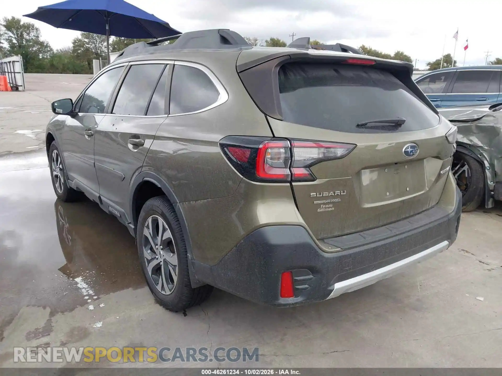 3 Photograph of a damaged car 4S4BTANC5M3181900 SUBARU OUTBACK 2021
