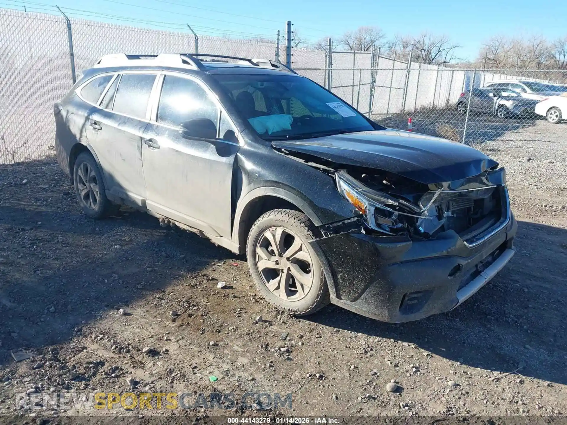 1 Photograph of a damaged car 4S4BTANC5M3196557 SUBARU OUTBACK 2021
