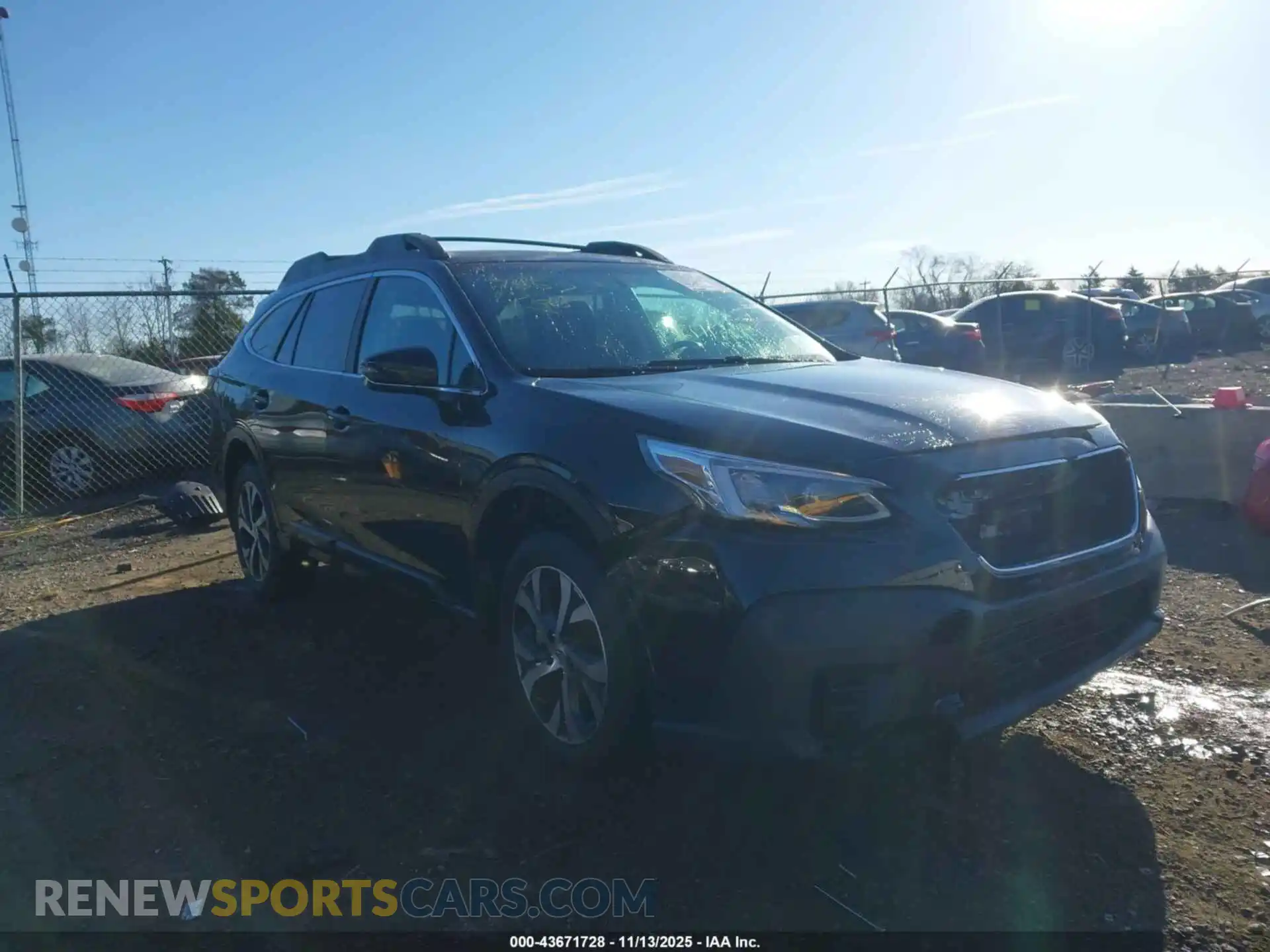 1 Photograph of a damaged car 4S4BTANC6M3188659 SUBARU OUTBACK 2021