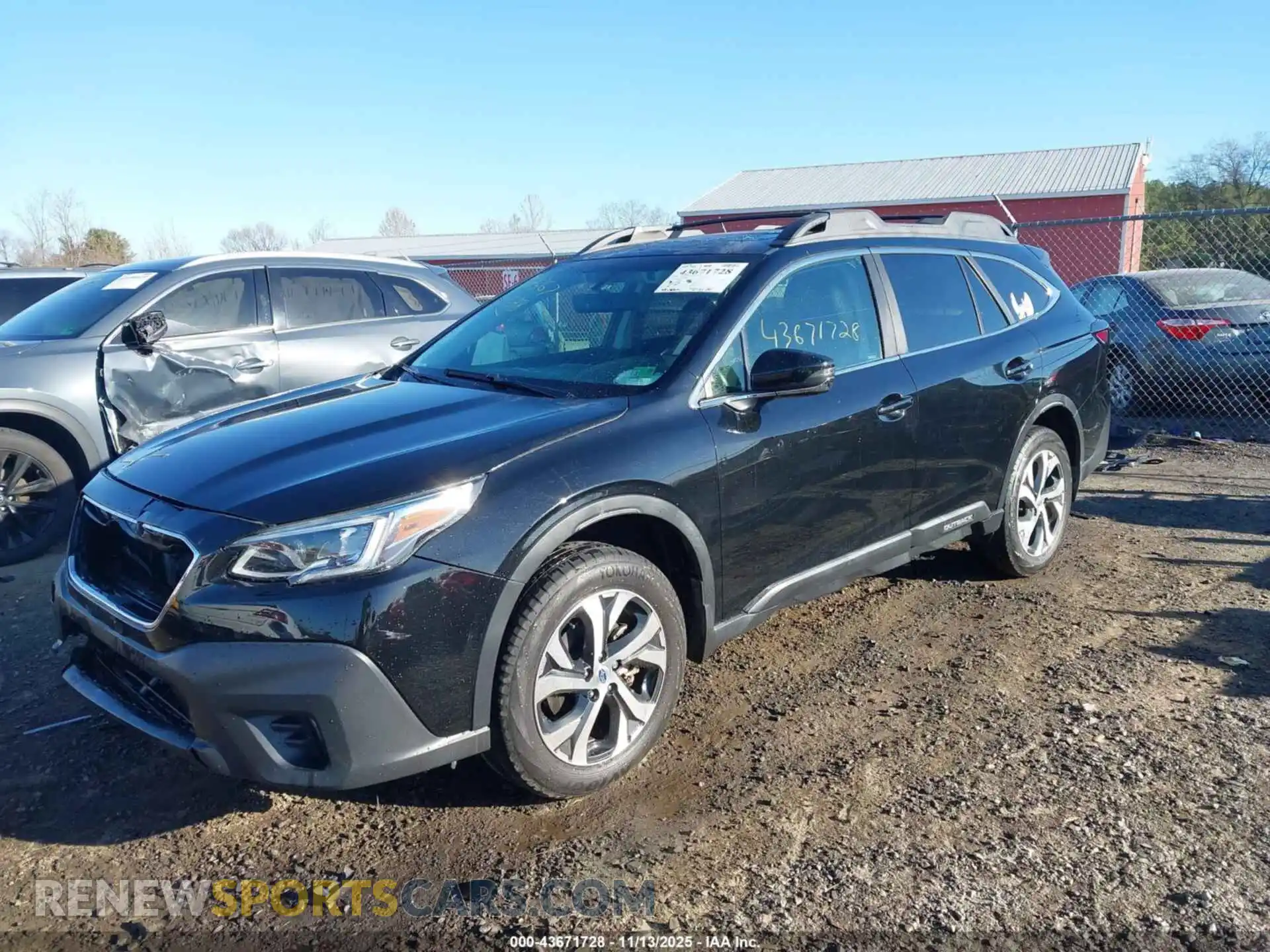2 Photograph of a damaged car 4S4BTANC6M3188659 SUBARU OUTBACK 2021