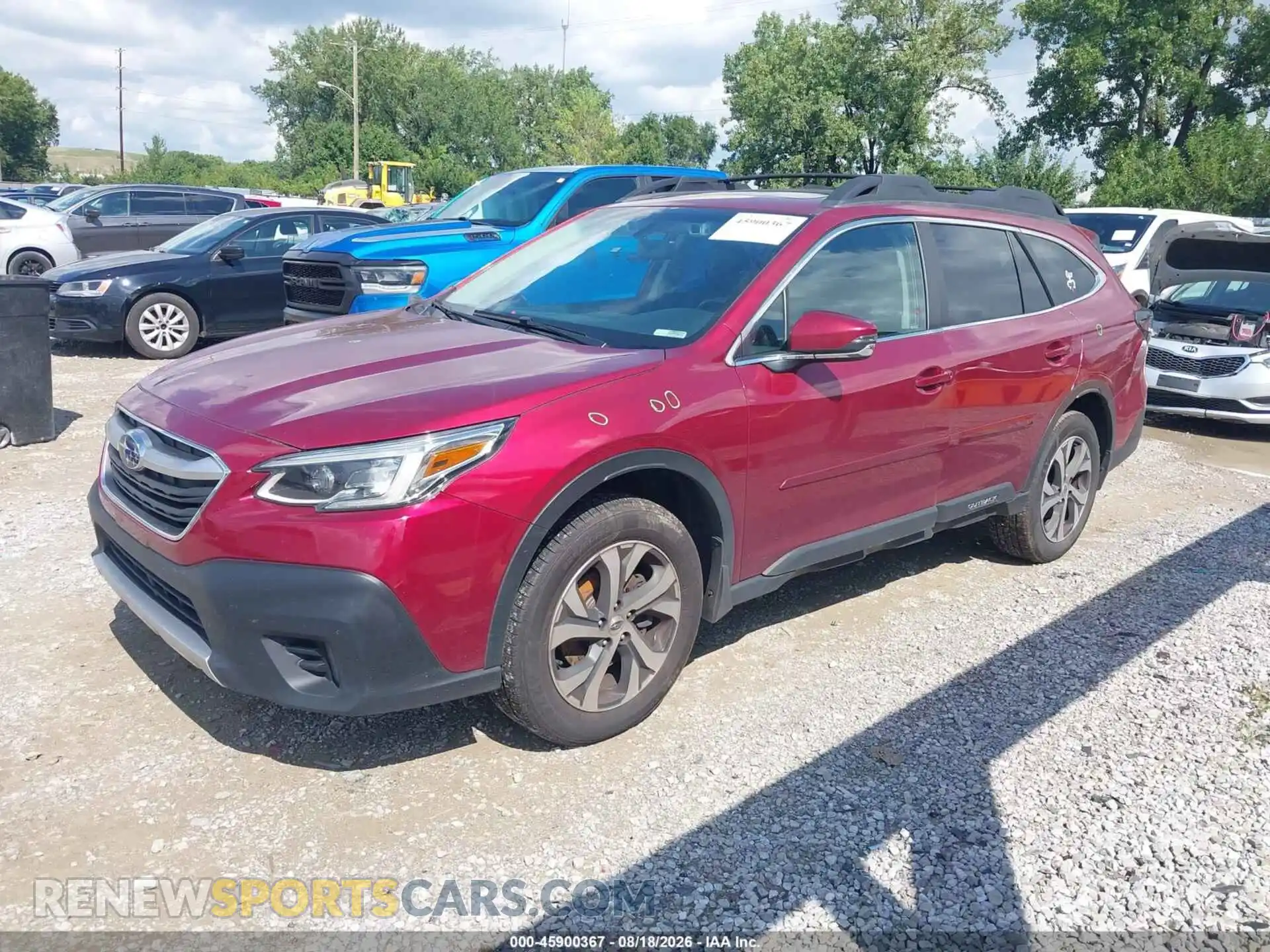 2 Photograph of a damaged car 4S4BTANC7M3107846 SUBARU OUTBACK 2021