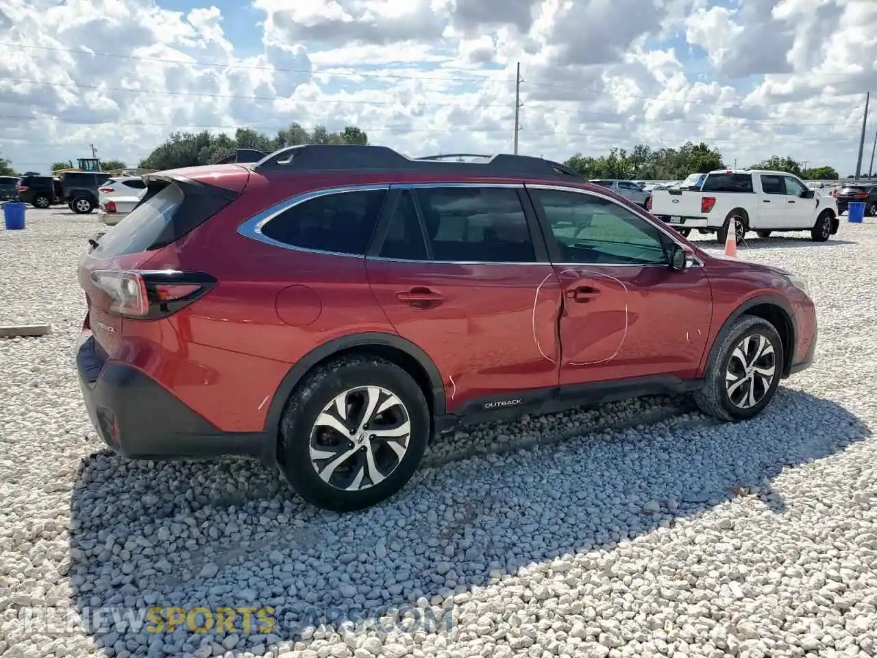 3 Фотография поврежденного автомобиля 4S4BTANC7M3144234 SUBARU OUTBACK 2021