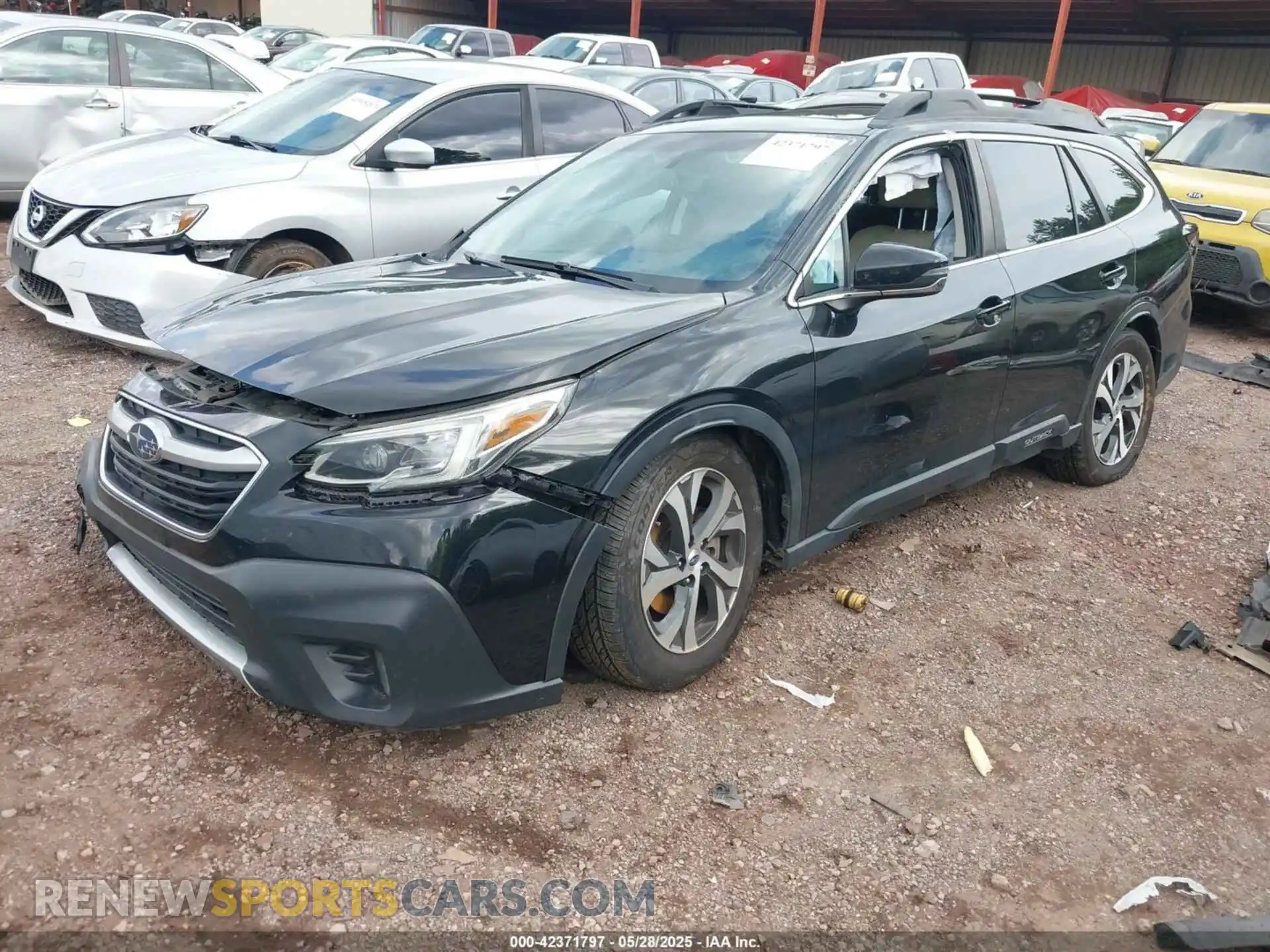 2 fotografías del automóvil dañado 4S4BTANC7M3158148 SUBARU OUTBACK 2021