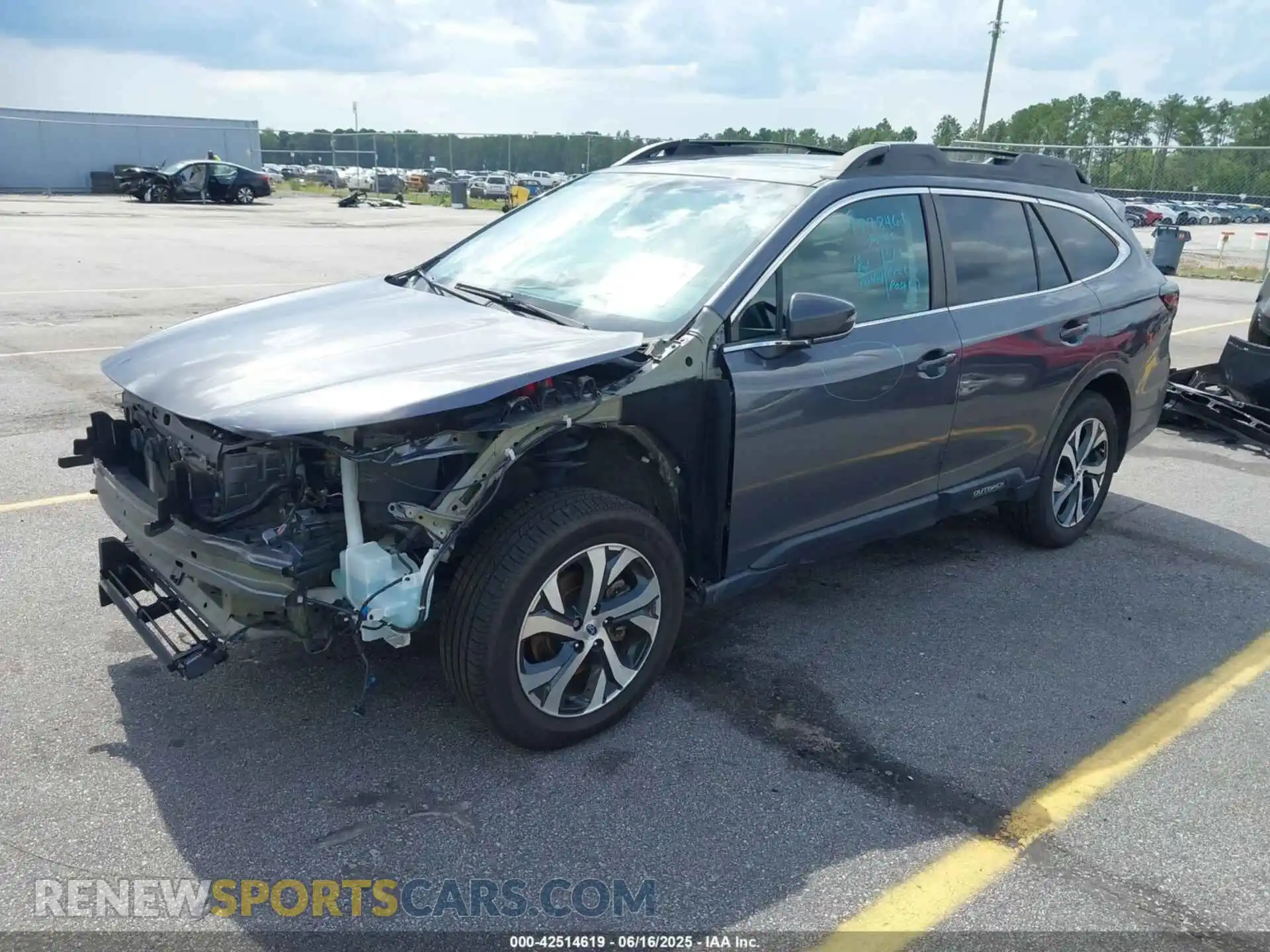 2 Photograph of a damaged car 4S4BTANC7M3186175 SUBARU OUTBACK 2021