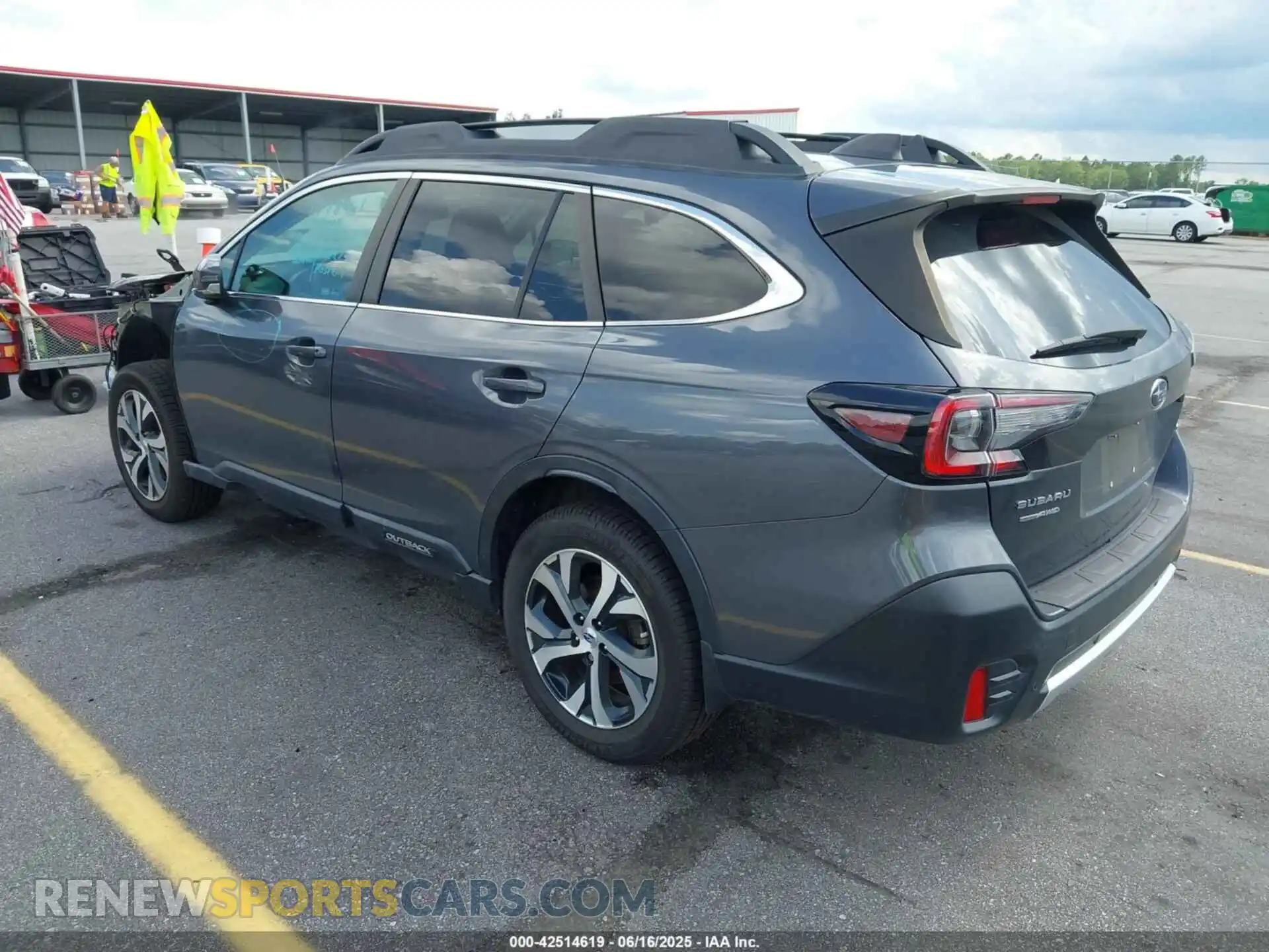 3 Photograph of a damaged car 4S4BTANC7M3186175 SUBARU OUTBACK 2021