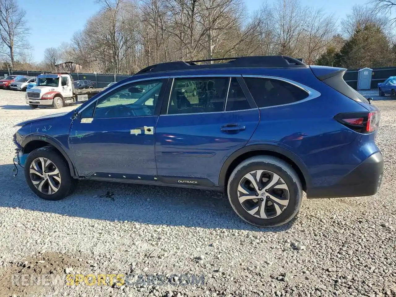 2 Photograph of a damaged car 4S4BTANC8M3136417 SUBARU OUTBACK 2021