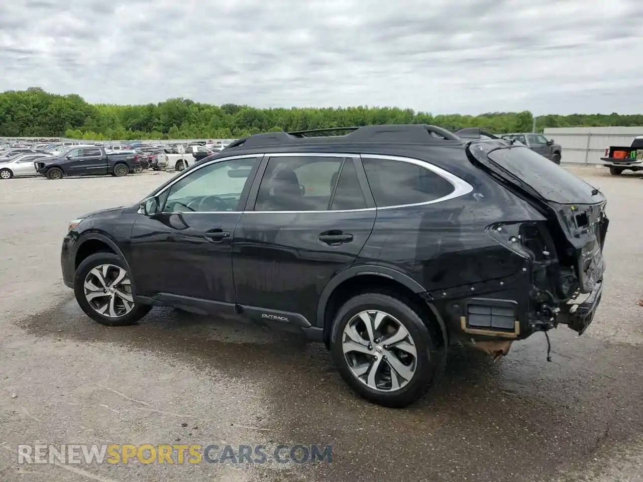2 Photograph of a damaged car 4S4BTANC9M3129444 SUBARU OUTBACK 2021