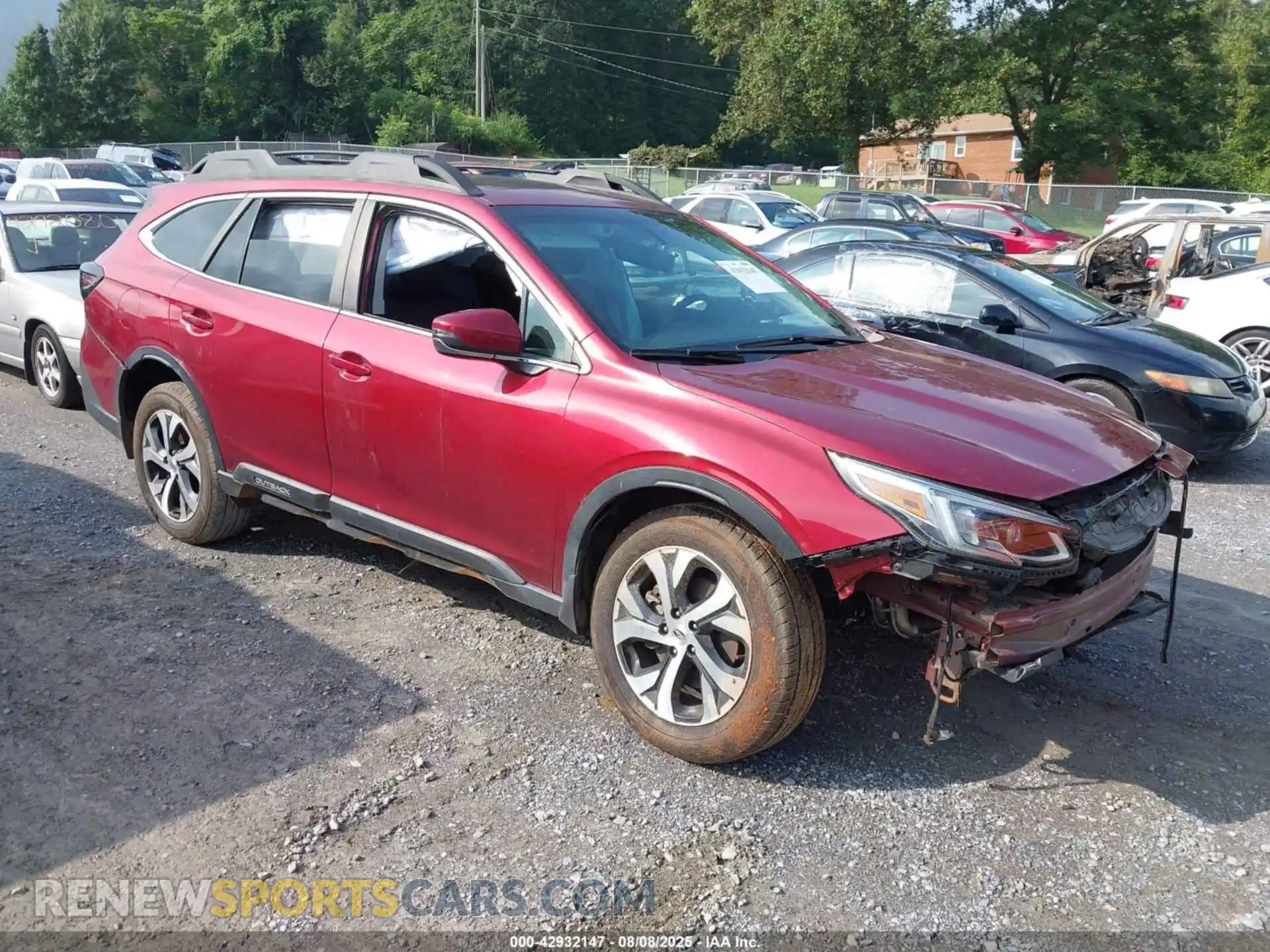 1 Photograph of a damaged car 4S4BTANC9M3130027 SUBARU OUTBACK 2021