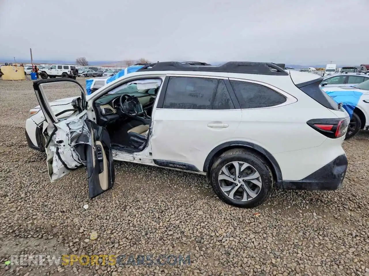 2 Photograph of a damaged car 4S4BTANC9M3157339 SUBARU OUTBACK 2021