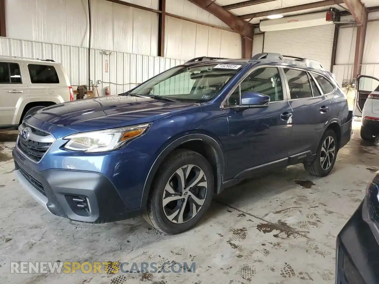1 Photograph of a damaged car 4S4BTANC9M3175792 SUBARU OUTBACK 2021