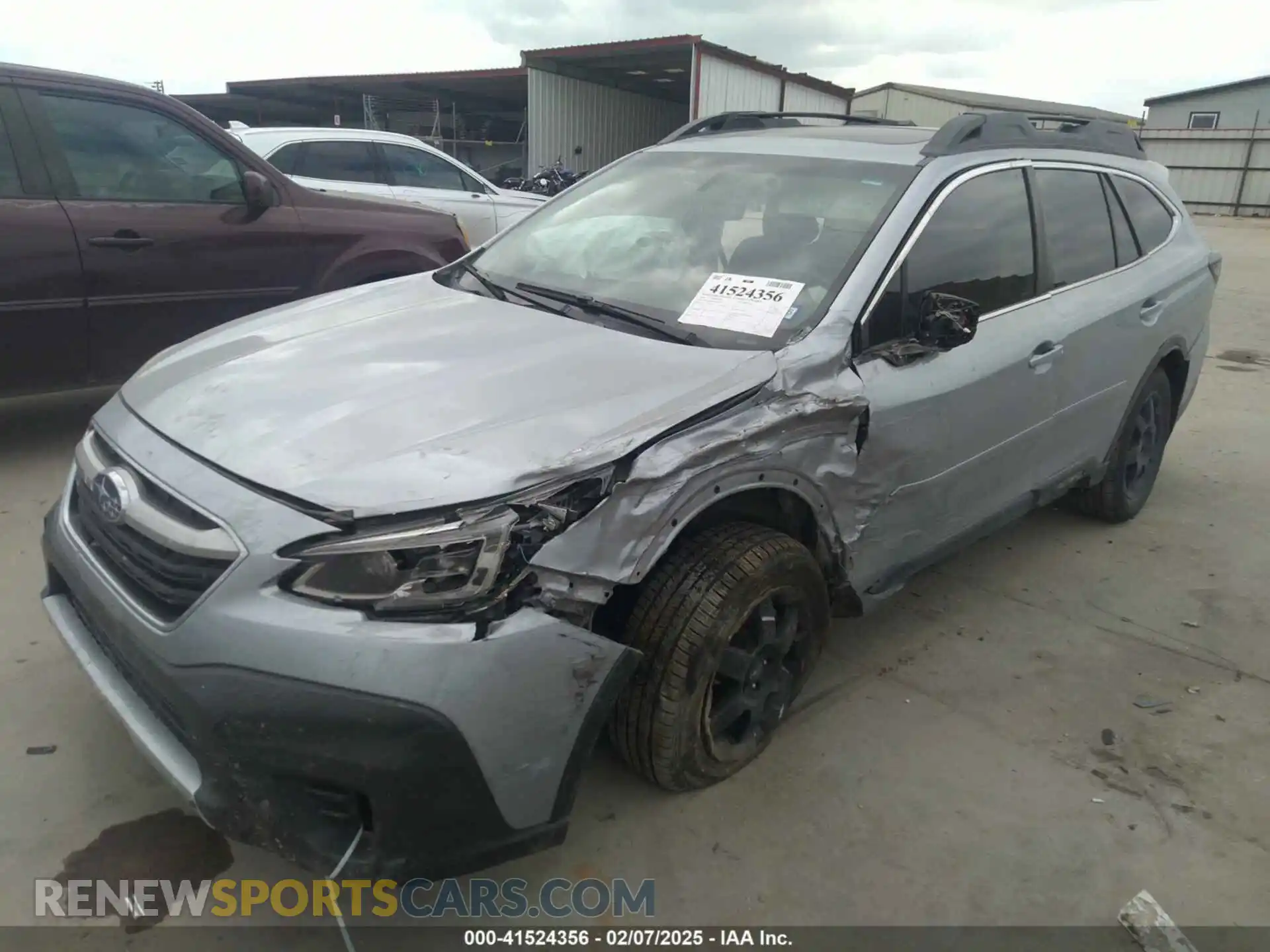 2 Photograph of a damaged car 4S4BTANC9M3198800 SUBARU OUTBACK 2021