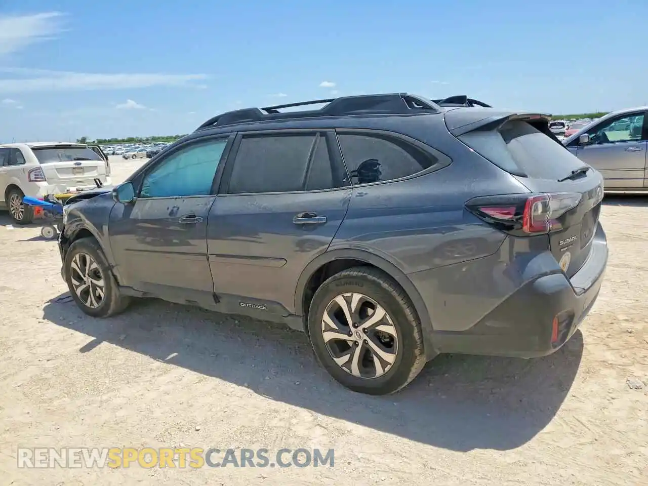 2 Photograph of a damaged car 4S4BTANCXM3162288 SUBARU OUTBACK 2021