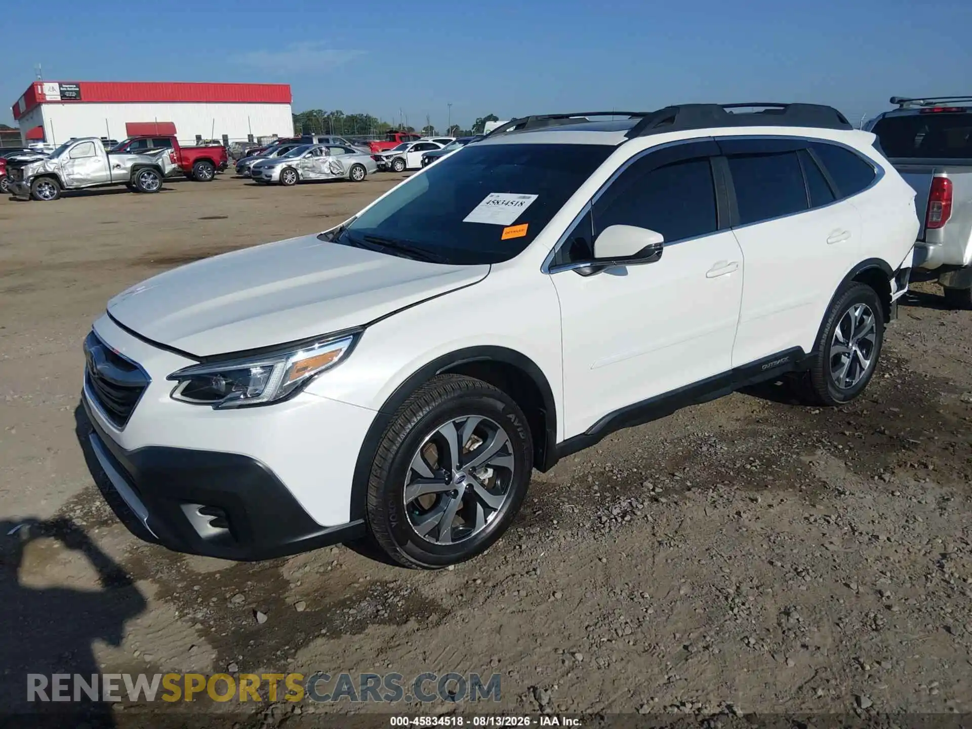 2 Photograph of a damaged car 4S4BTANCXM3171198 SUBARU OUTBACK 2021