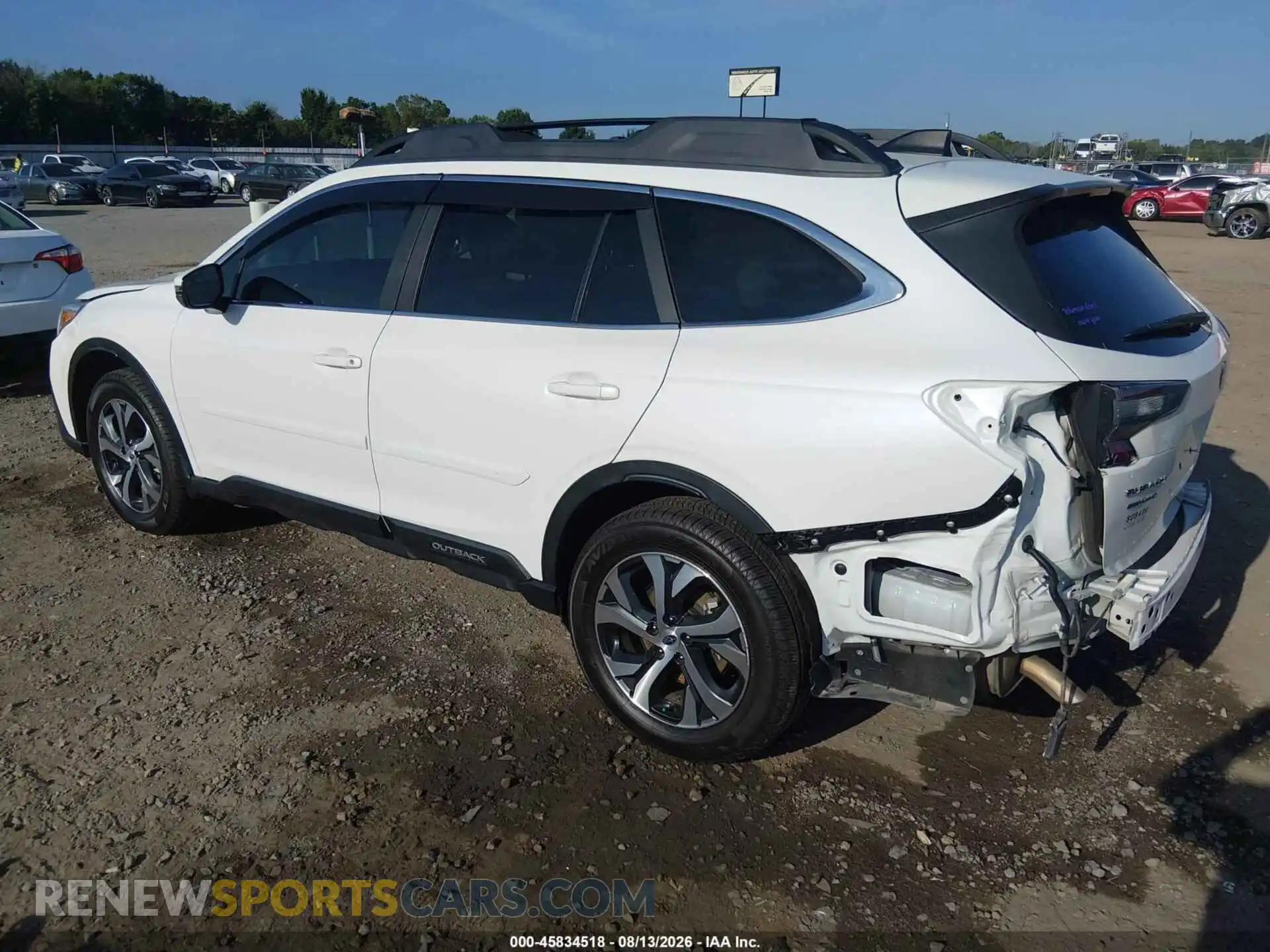 3 Photograph of a damaged car 4S4BTANCXM3171198 SUBARU OUTBACK 2021