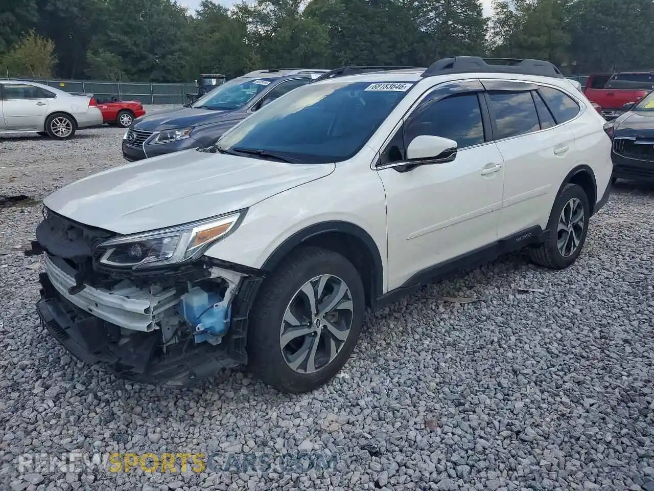 1 fotografías del automóvil dañado 4S4BTANCXM3184808 SUBARU OUTBACK 2021
