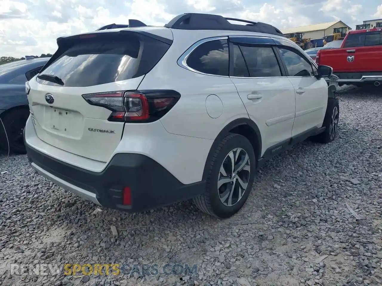 3 fotografías del automóvil dañado 4S4BTANCXM3184808 SUBARU OUTBACK 2021
