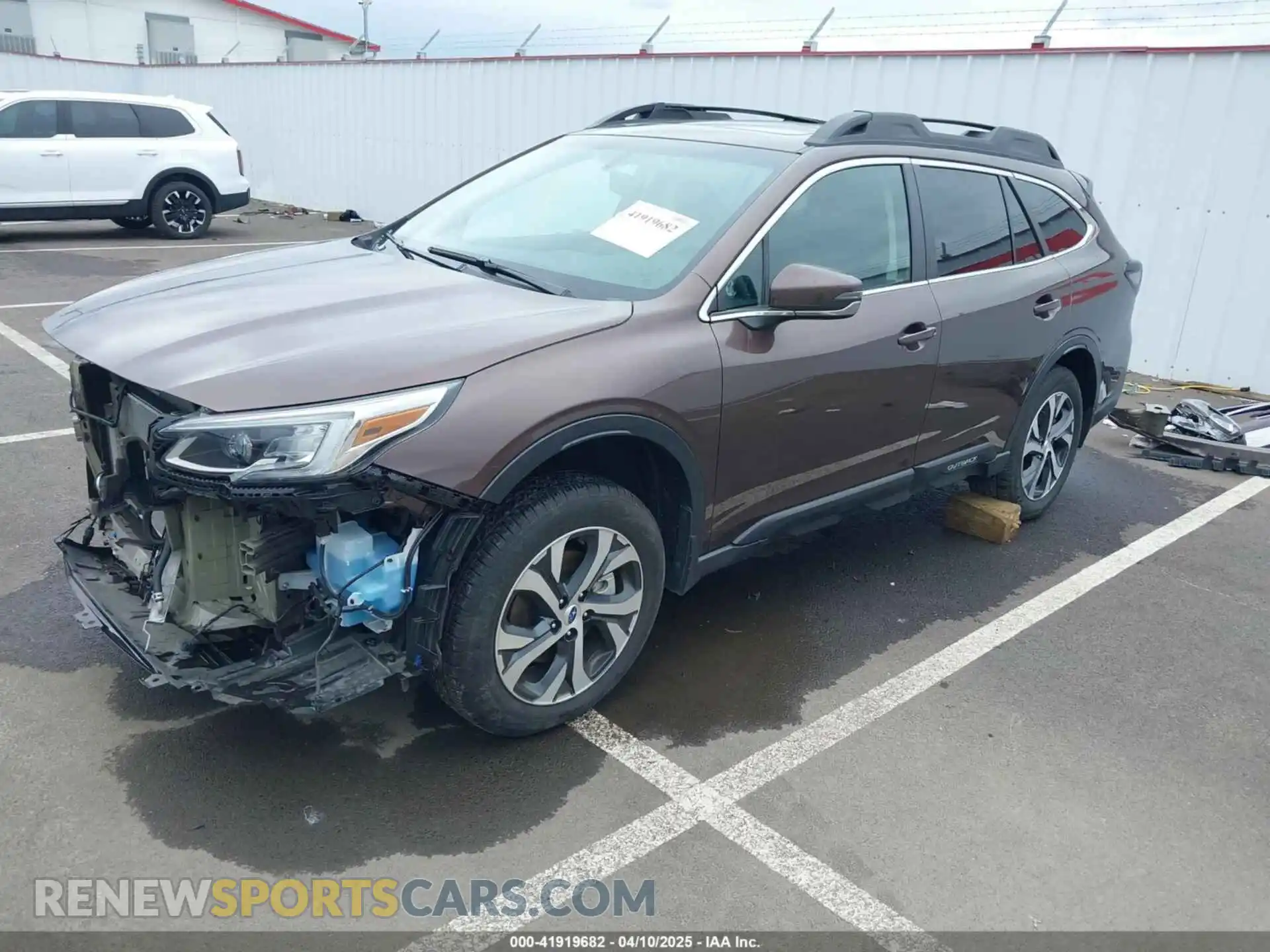 2 Photograph of a damaged car 4S4BTANCXM3205043 SUBARU OUTBACK 2021