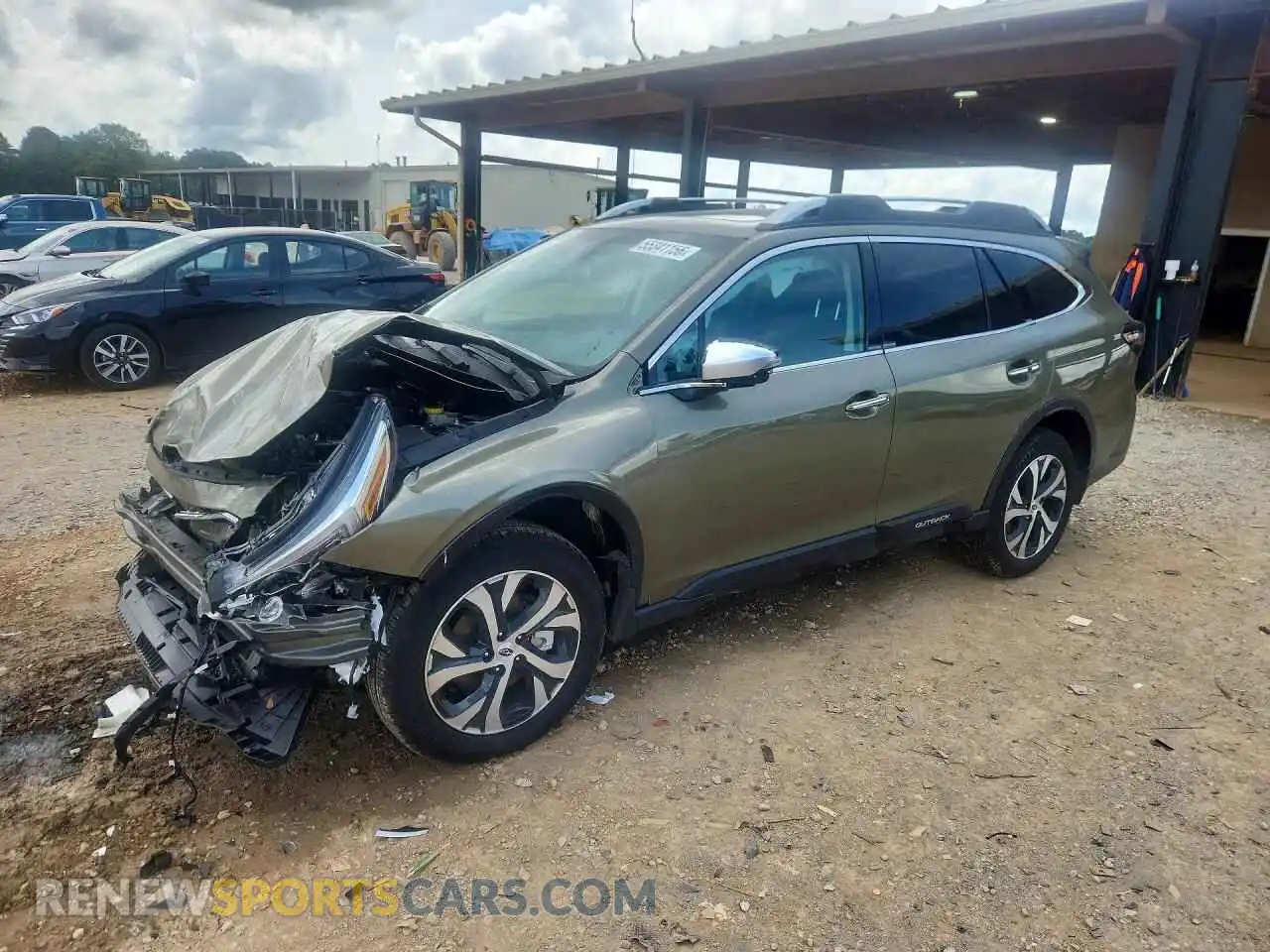 1 fotografías del automóvil dañado 4S4BTAPC0M3211446 SUBARU OUTBACK 2021