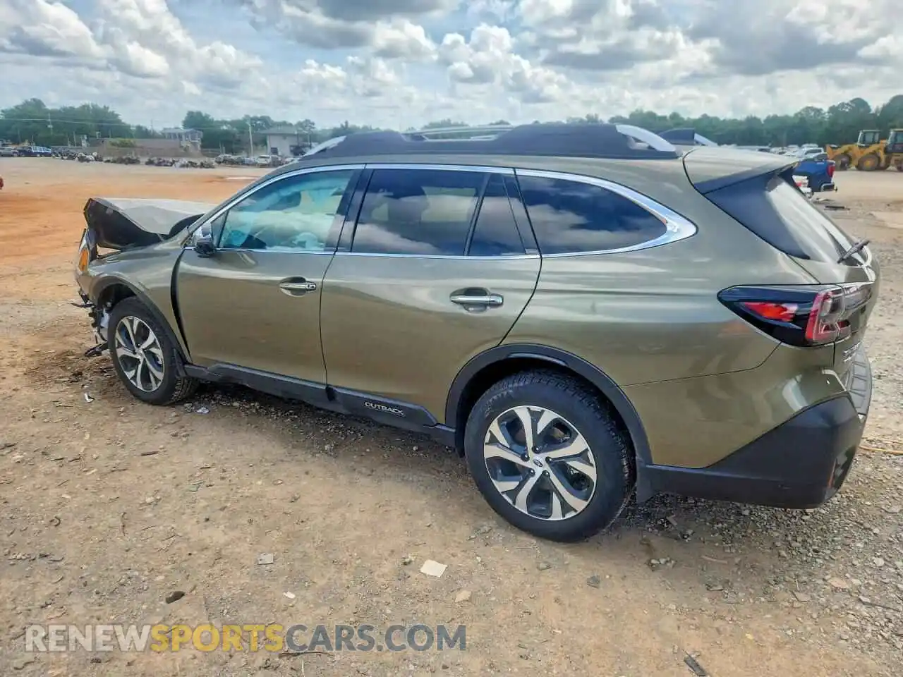 2 fotografías del automóvil dañado 4S4BTAPC0M3211446 SUBARU OUTBACK 2021