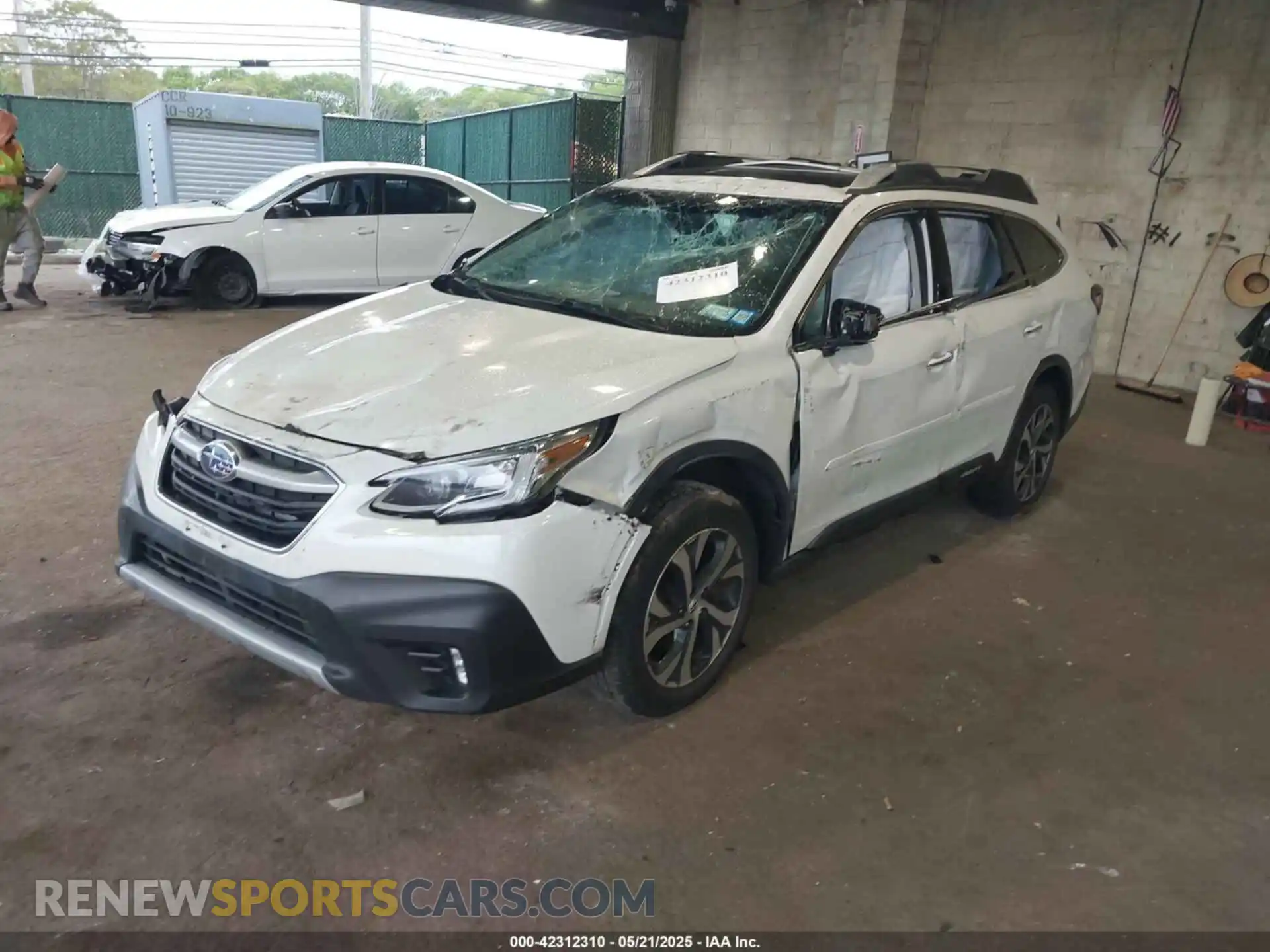 2 Photograph of a damaged car 4S4BTAPC0M3222768 SUBARU OUTBACK 2021