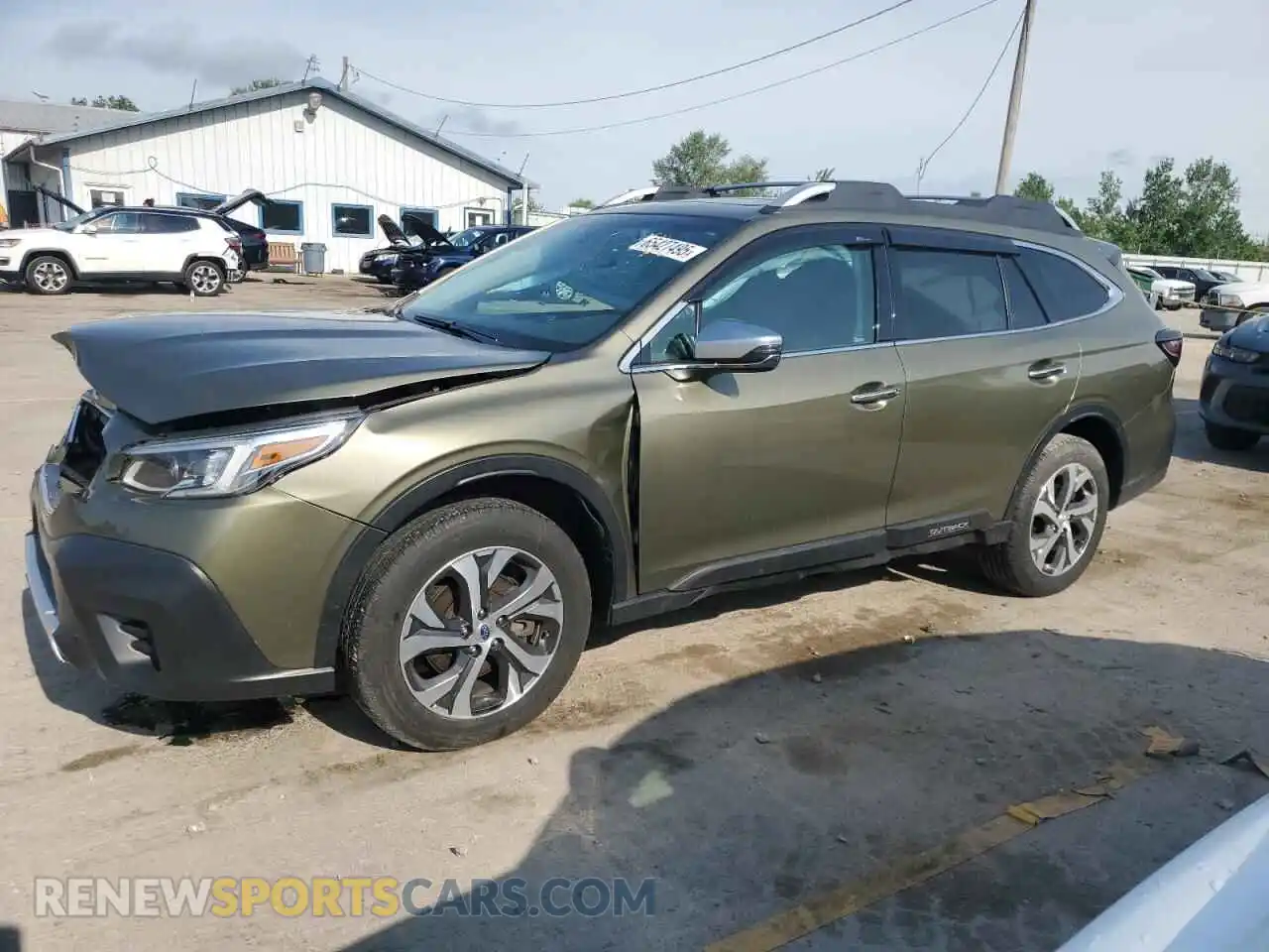 1 Photograph of a damaged car 4S4BTAPC1M3125062 SUBARU OUTBACK 2021