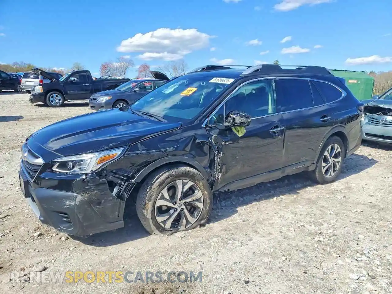 1 Photograph of a damaged car 4S4BTAPC1M3200407 SUBARU OUTBACK 2021